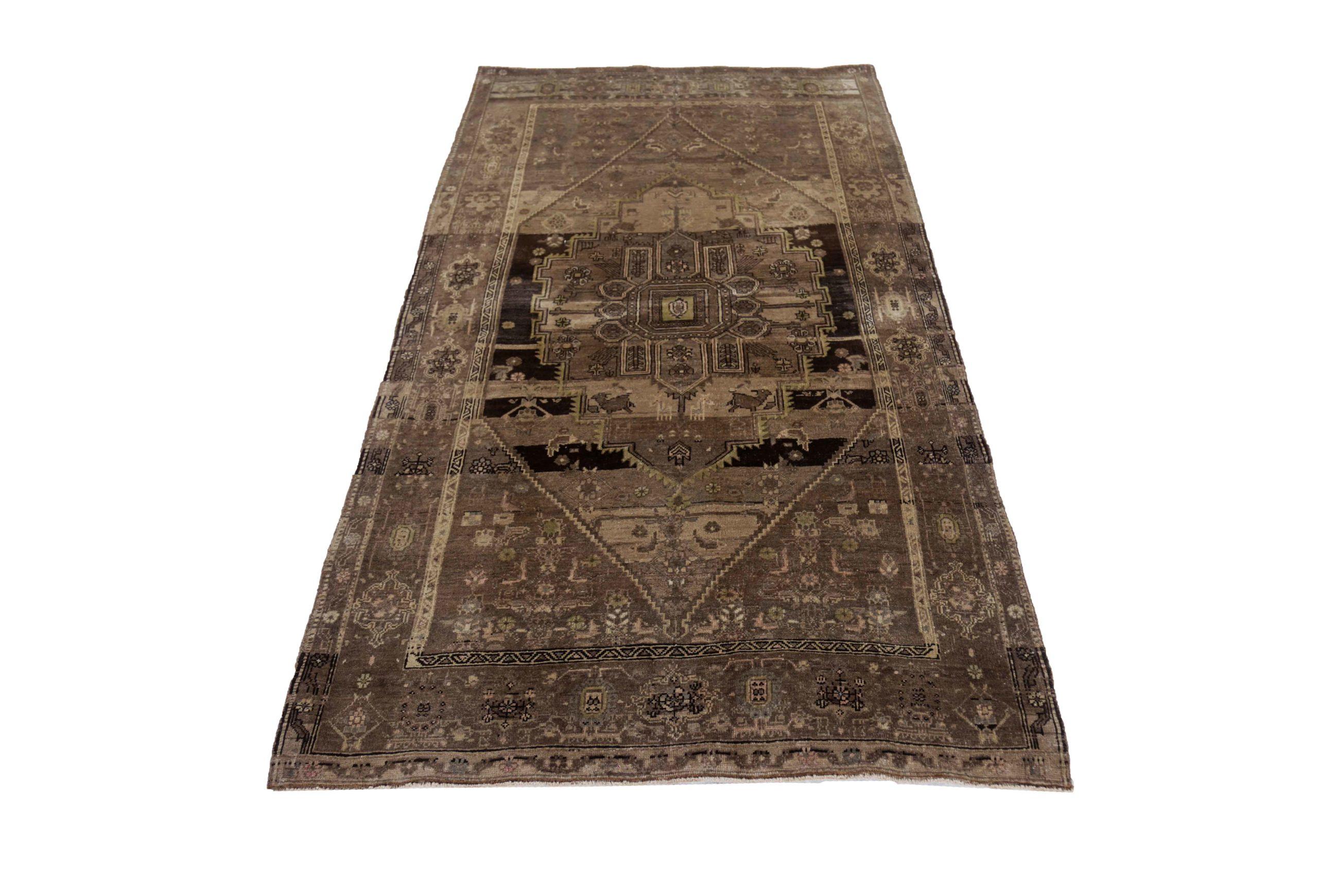 Discover the elegance of Persian Bijar featuring Small Rug in Circa 1880. Designed with Wool and BrownIvory, this exclusive design is perfect for enhancing your space.