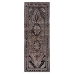 Tapis persan Bijar Small - Laine Brown Ivory Design - 91612