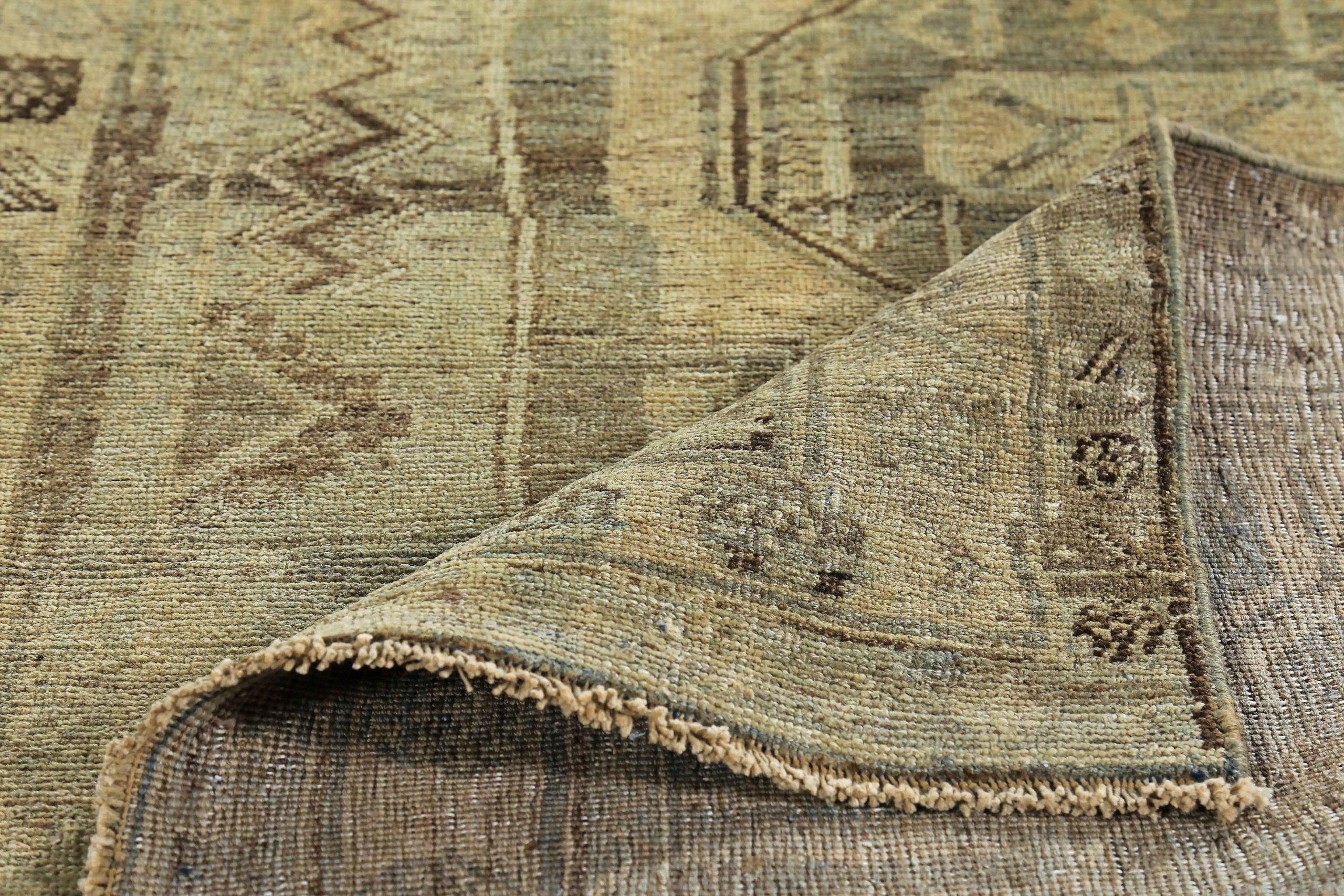 XX secolo Tappeto persiano Bijar Small - Lana Marrone Avorio Taupe Design - 89639 in vendita