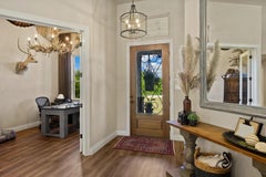 Persian Bijar Small Rug Circa 1910 - Wool Blue Navy Blue Pink Red Design