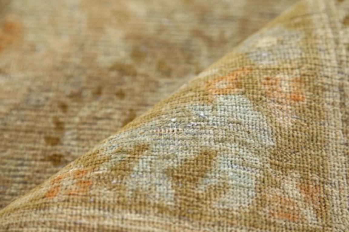 Persischer Bijar Kleiner Teppich CIRCA 1910 - Wolle Braun Elfenbein Taupe Design - 91398 (20. Jahrhundert) im Angebot