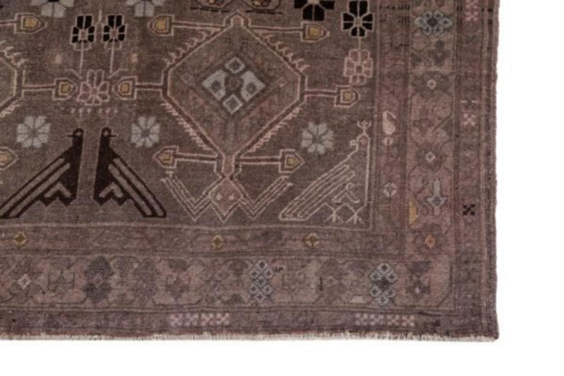 Persischer Bijar Small Teppich - Wolle Brown Design - 91616 (Asiatisch) im Angebot