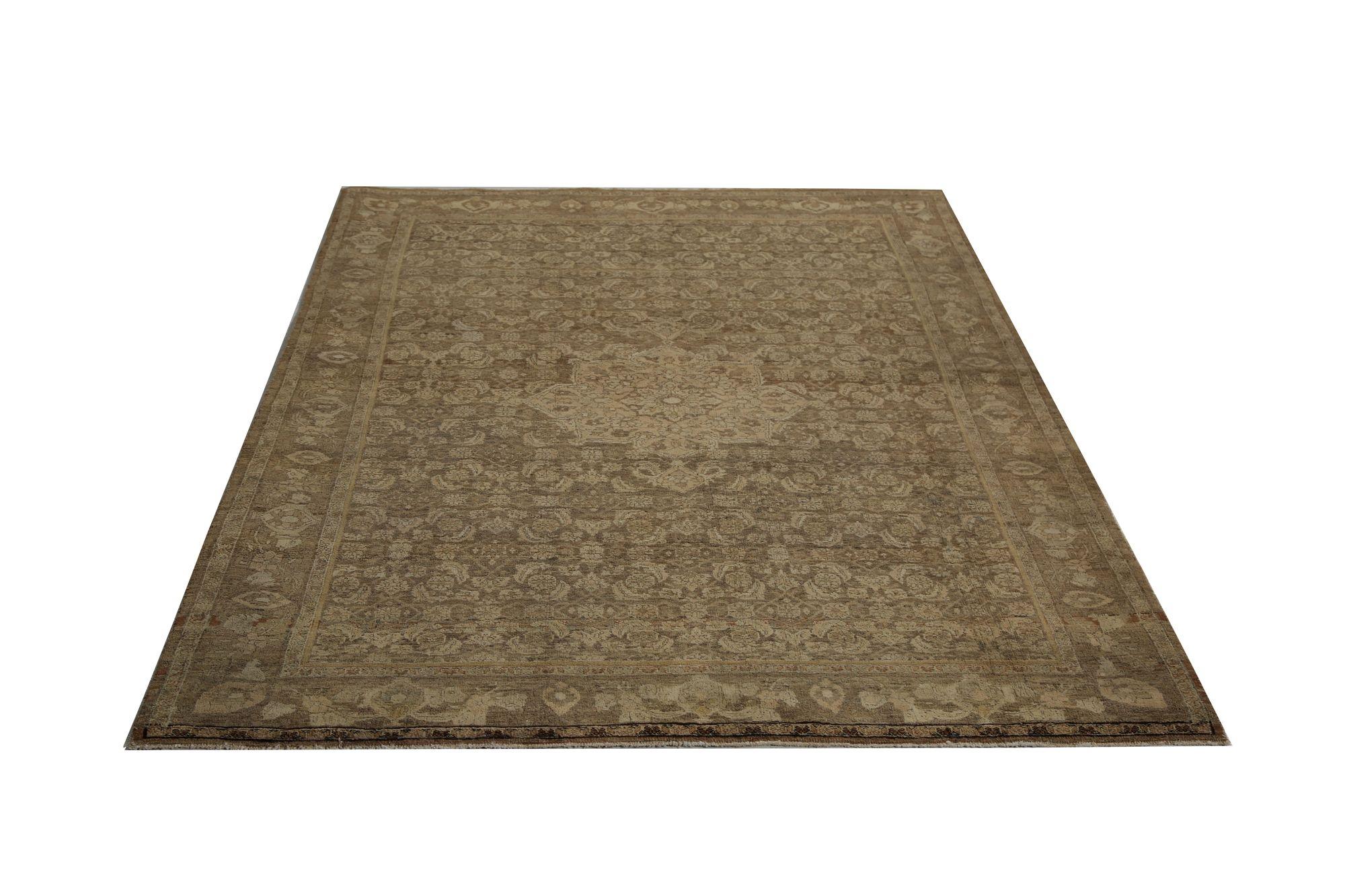 Persischer Bijar Small Teppich - Wolle Brown Design - 96751 (20. Jahrhundert) im Angebot