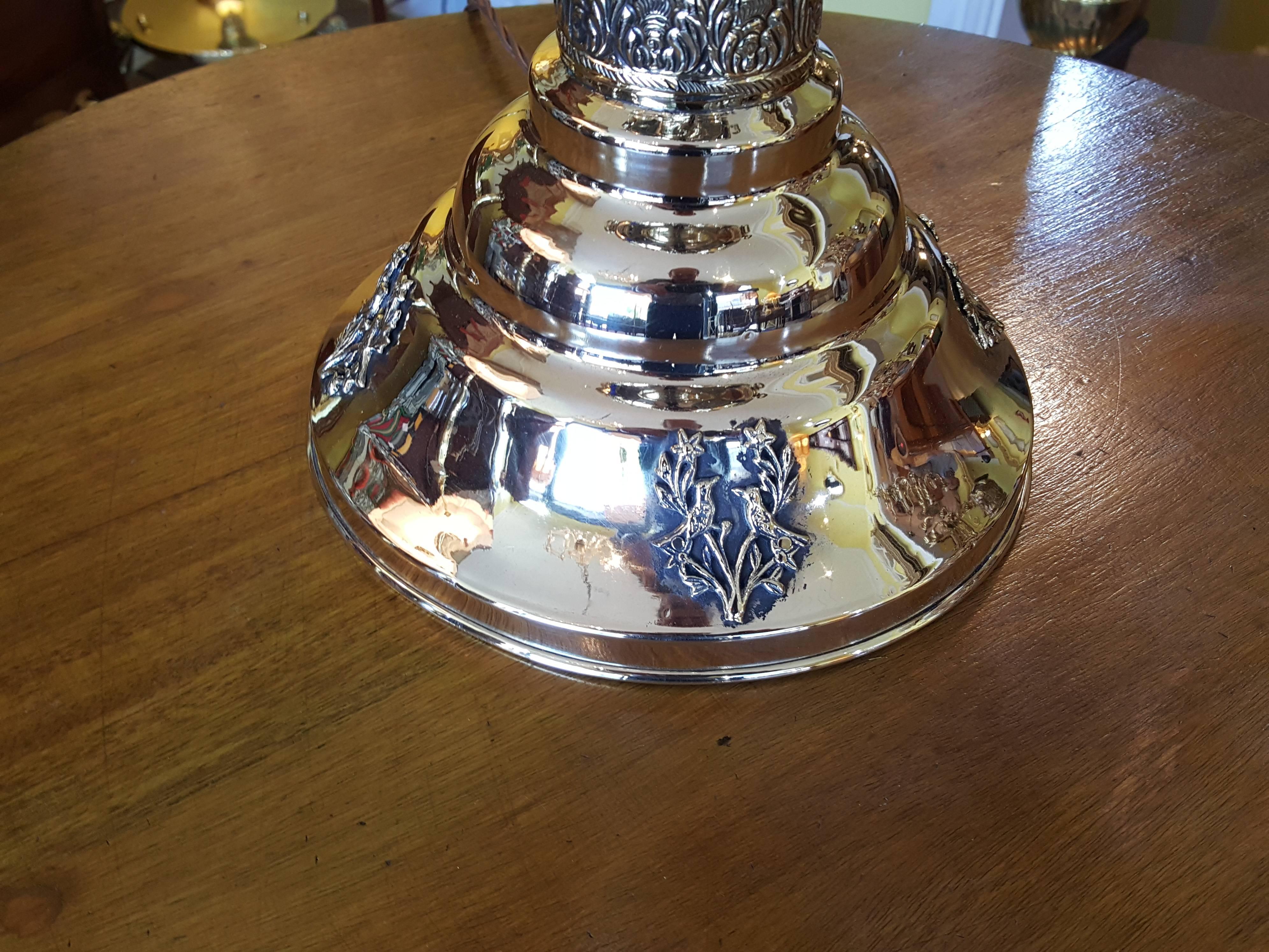 Persian Brass Incense Burner, Converted to Lamp 2