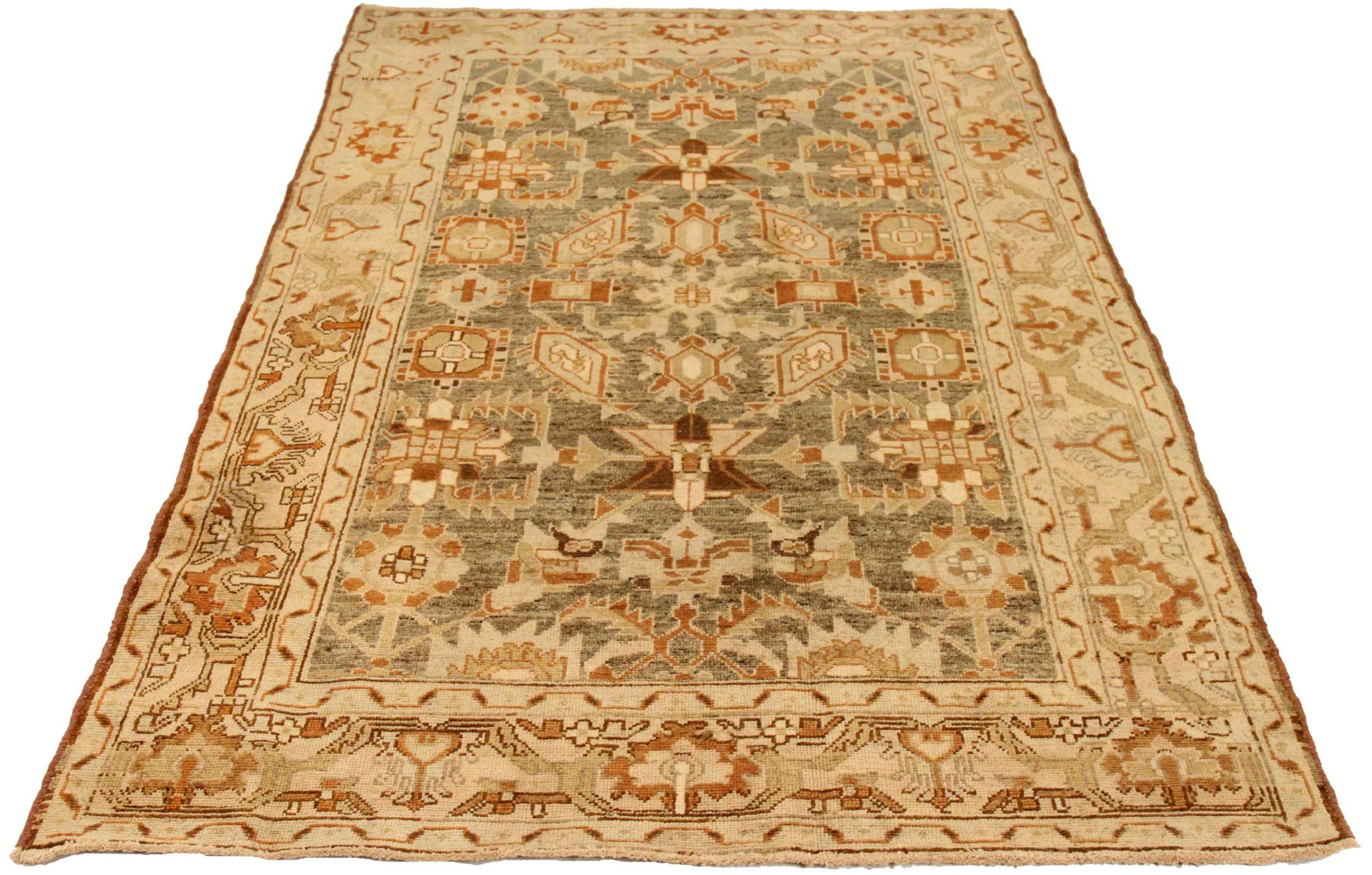Discover the elegance of Persian Broojerd featuring Small Rug in Circa 1880. Designed with Wool and GreenIvoryOrange, this exclusive design is perfect for enhancing your space.