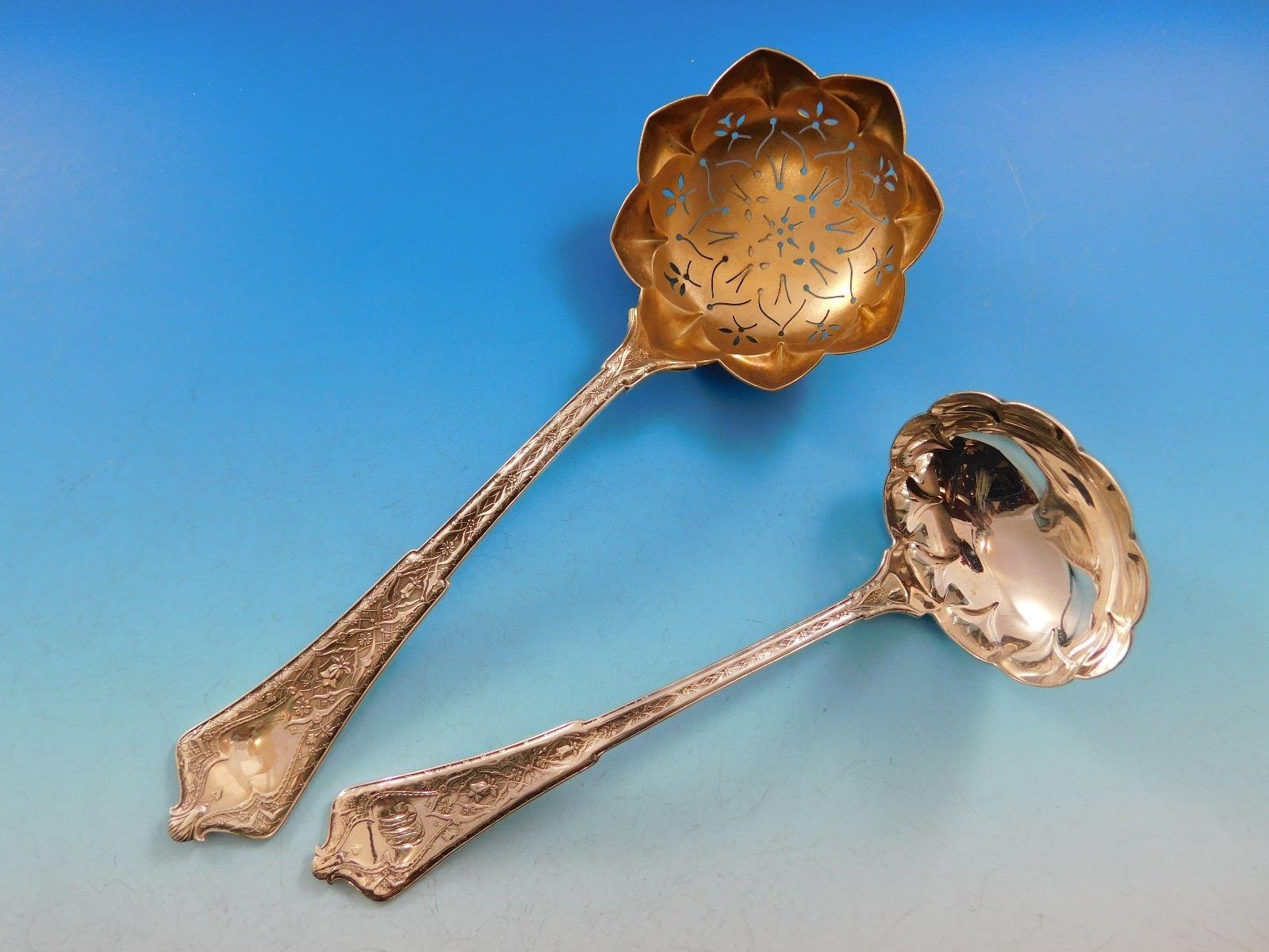 Juego de Cubiertos de Plata de Ley Persa by Tiffany 92 Piezas en venta 3