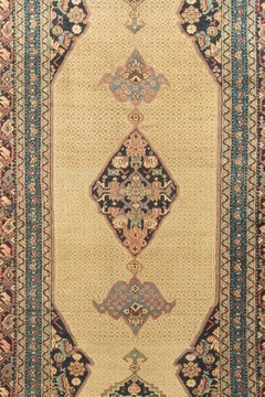 Vintage Persian Camel Hair Runner, circa 1930 4'10 x 9'7.