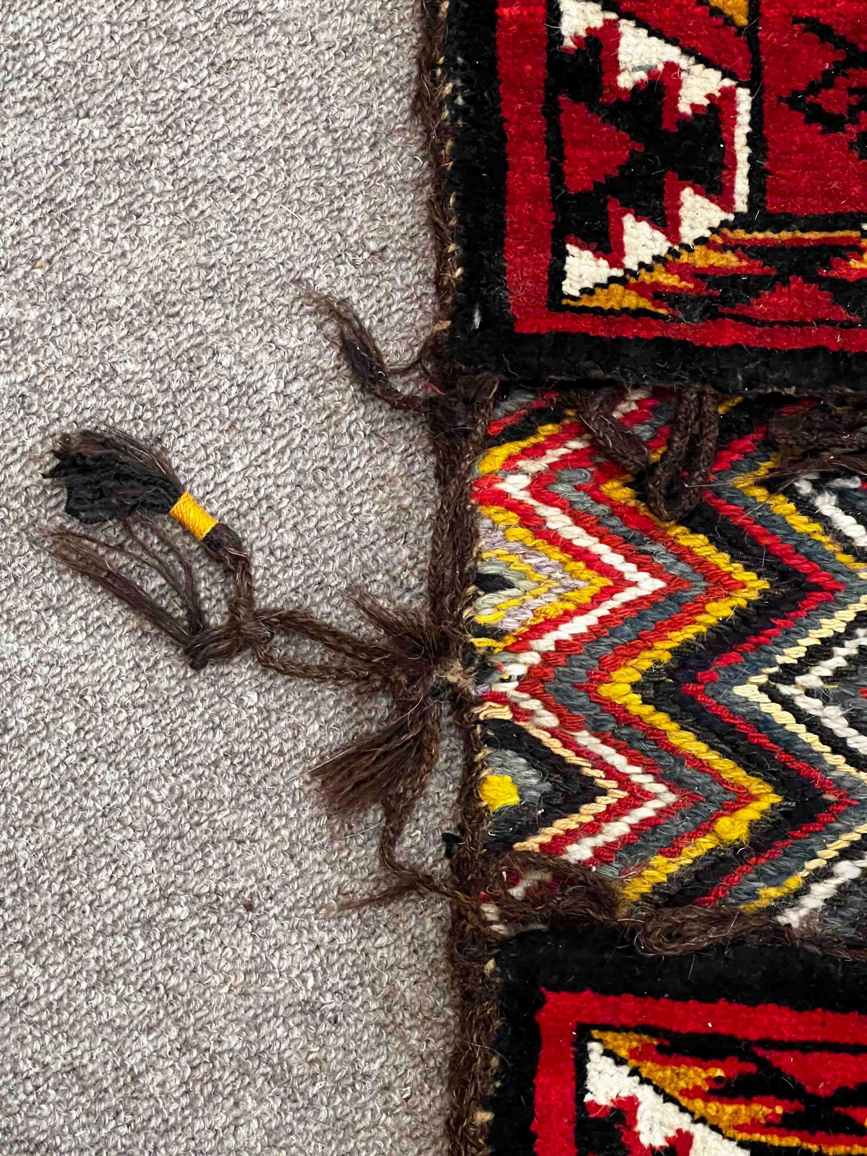 Turc Sac de tapis persan vers 1970 - 97x47cm - n° 1211 en vente