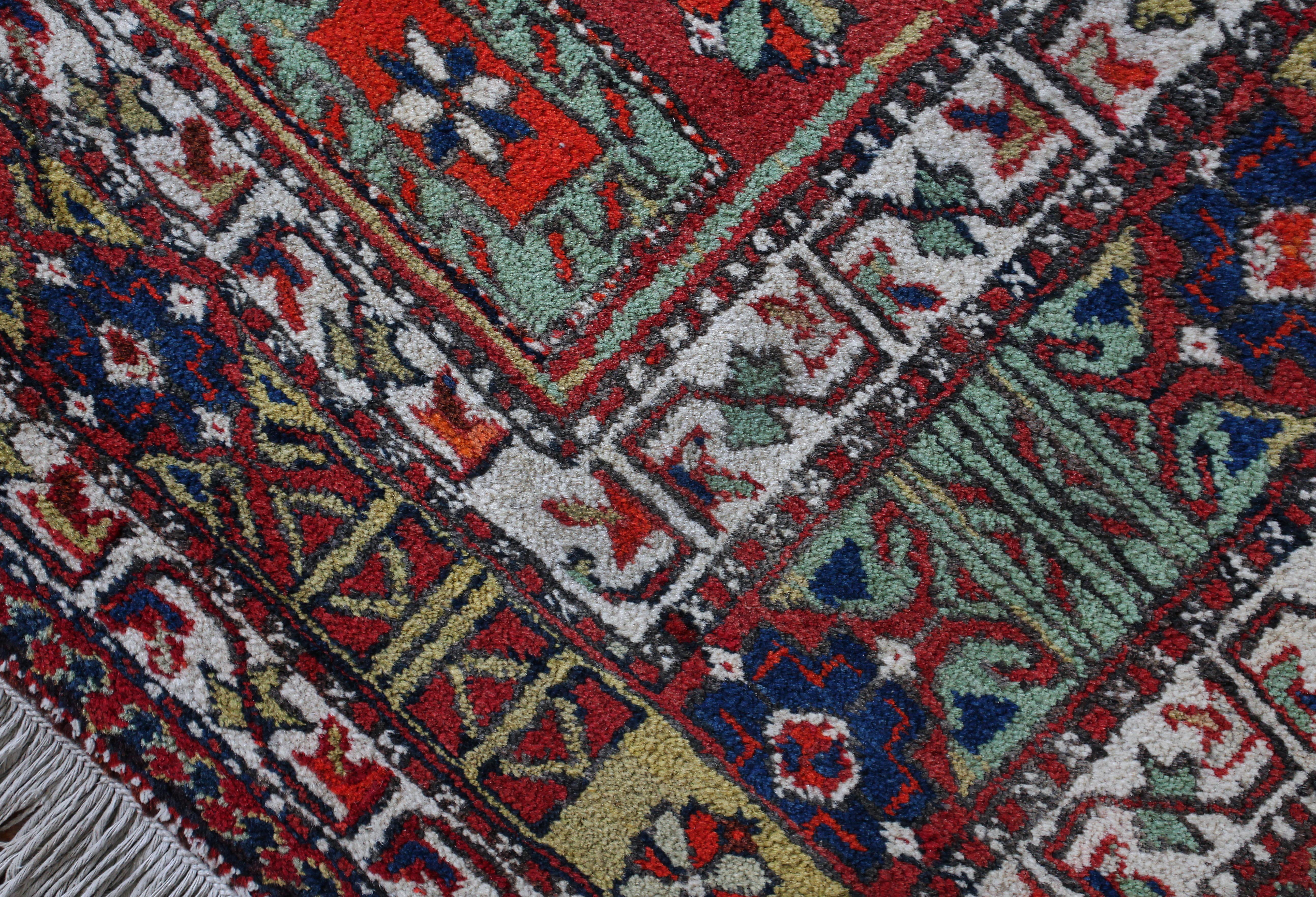 Hand-Knotted Persian carpet Beluch 372 X 161 cm For Sale