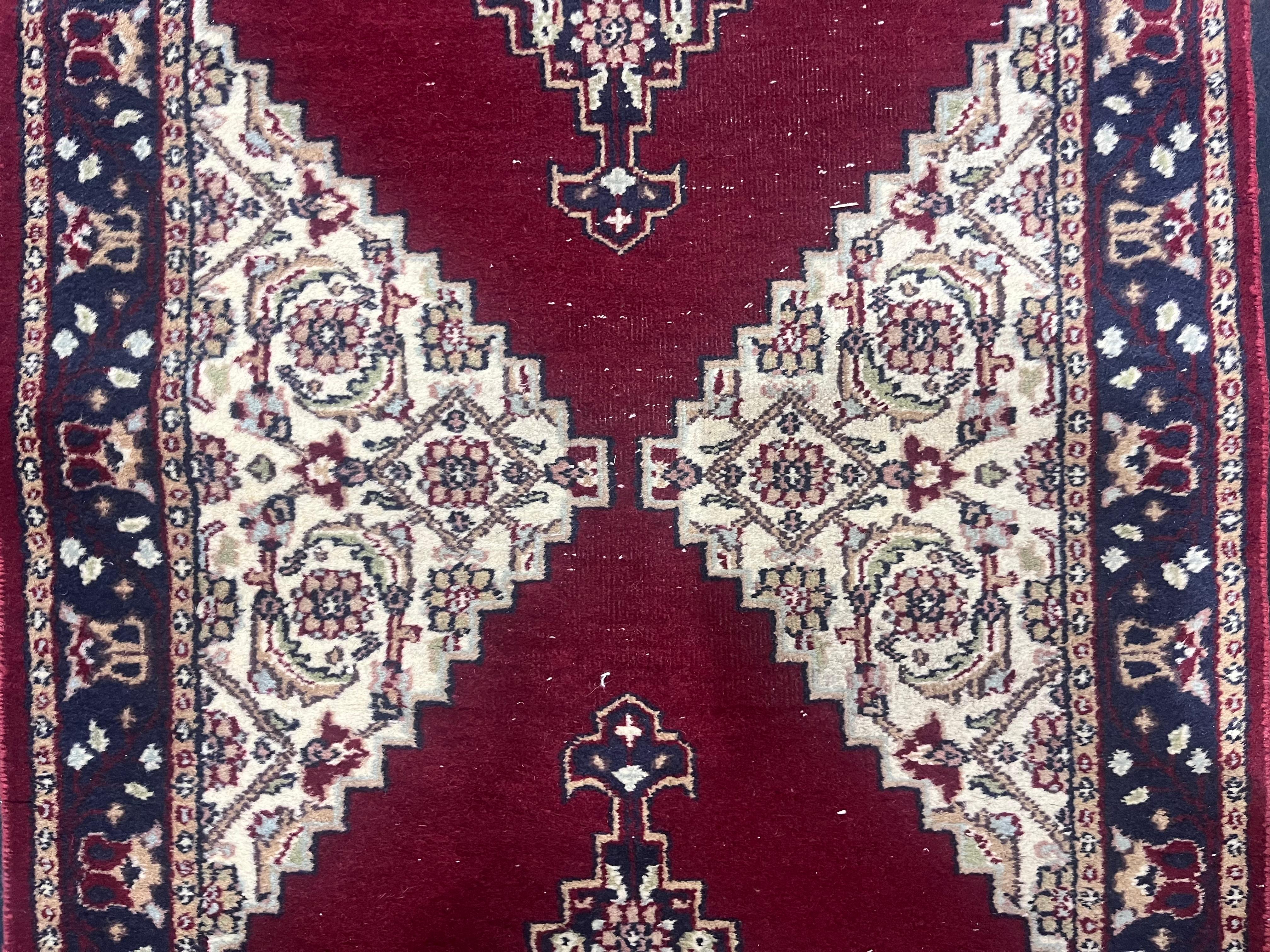 Alfombra de diseño persa 2'7'' x 11'4'' Indio en venta