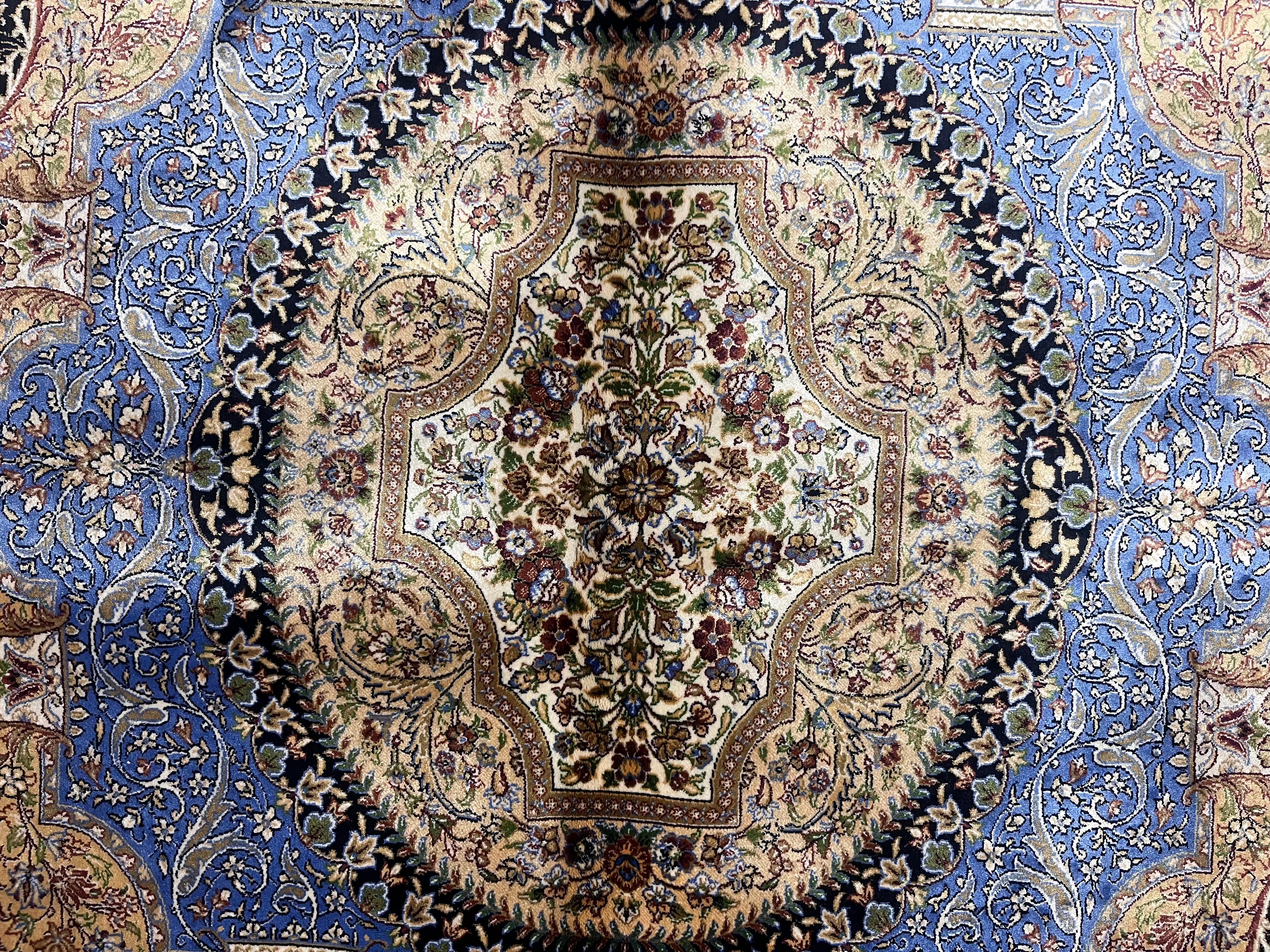 Persian Design Silk Rug 6’4