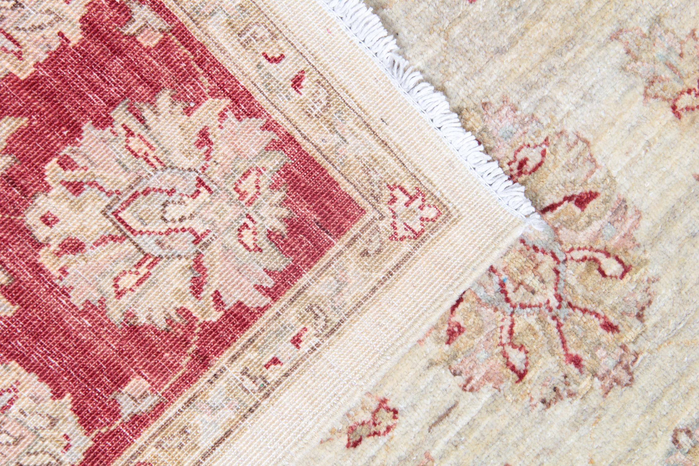 Contemporary Persian Design Ziegler Mahal Sultanabad Oriental Style Rugs, Afghan Rugs