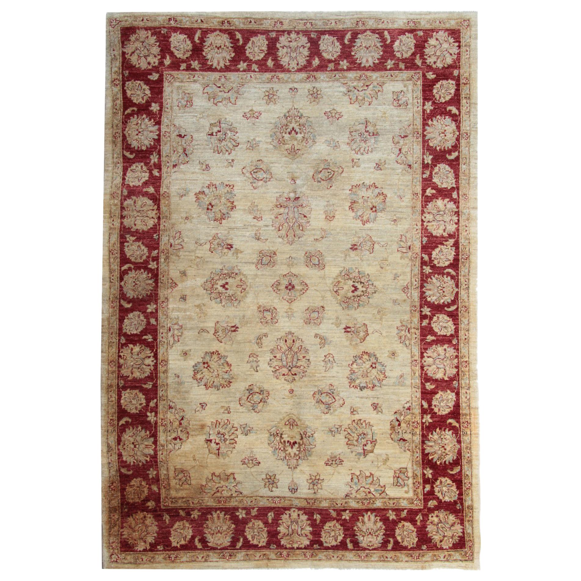 Persian Design Ziegler Mahal Sultanabad Oriental Style Rugs, Afghan Rugs