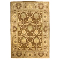 Tappeto persiano Donegal Over Size Circa 1910 - Lana Marrone Avorio Giallo 73951