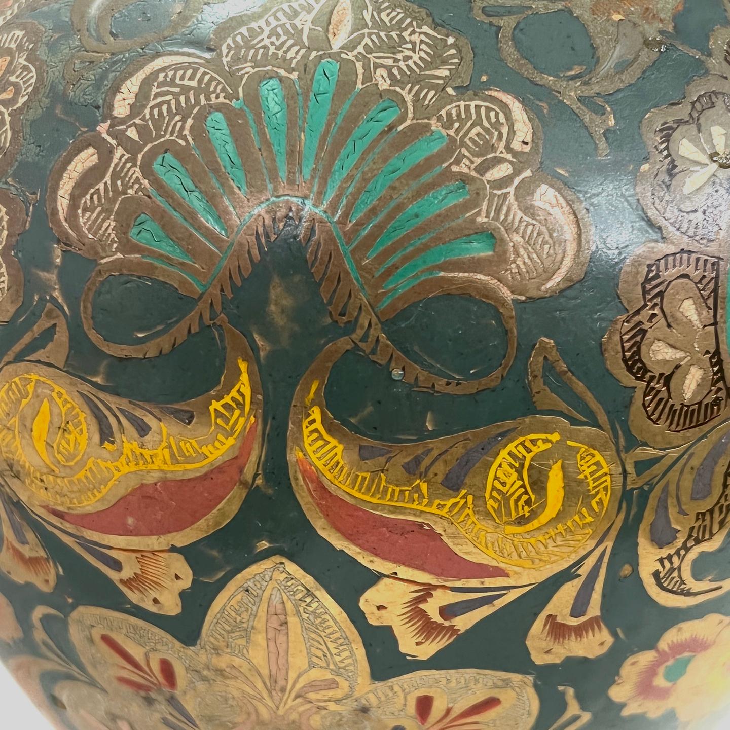 Début du 20ème siècle Lampe persane émaillée en vente