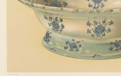 Persian Faience Bowl with Blue Floral Ornament – Julius Lessing, Berlin 1890