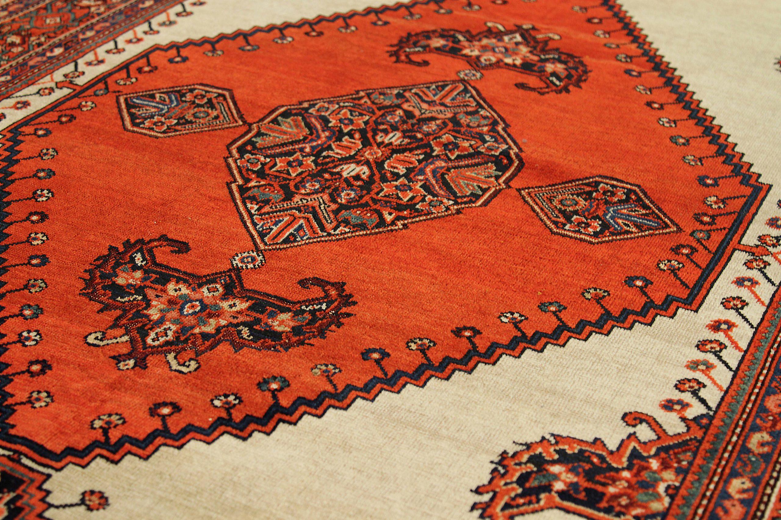 Asian Persian Farahan Area Rugs - 53342 For Sale