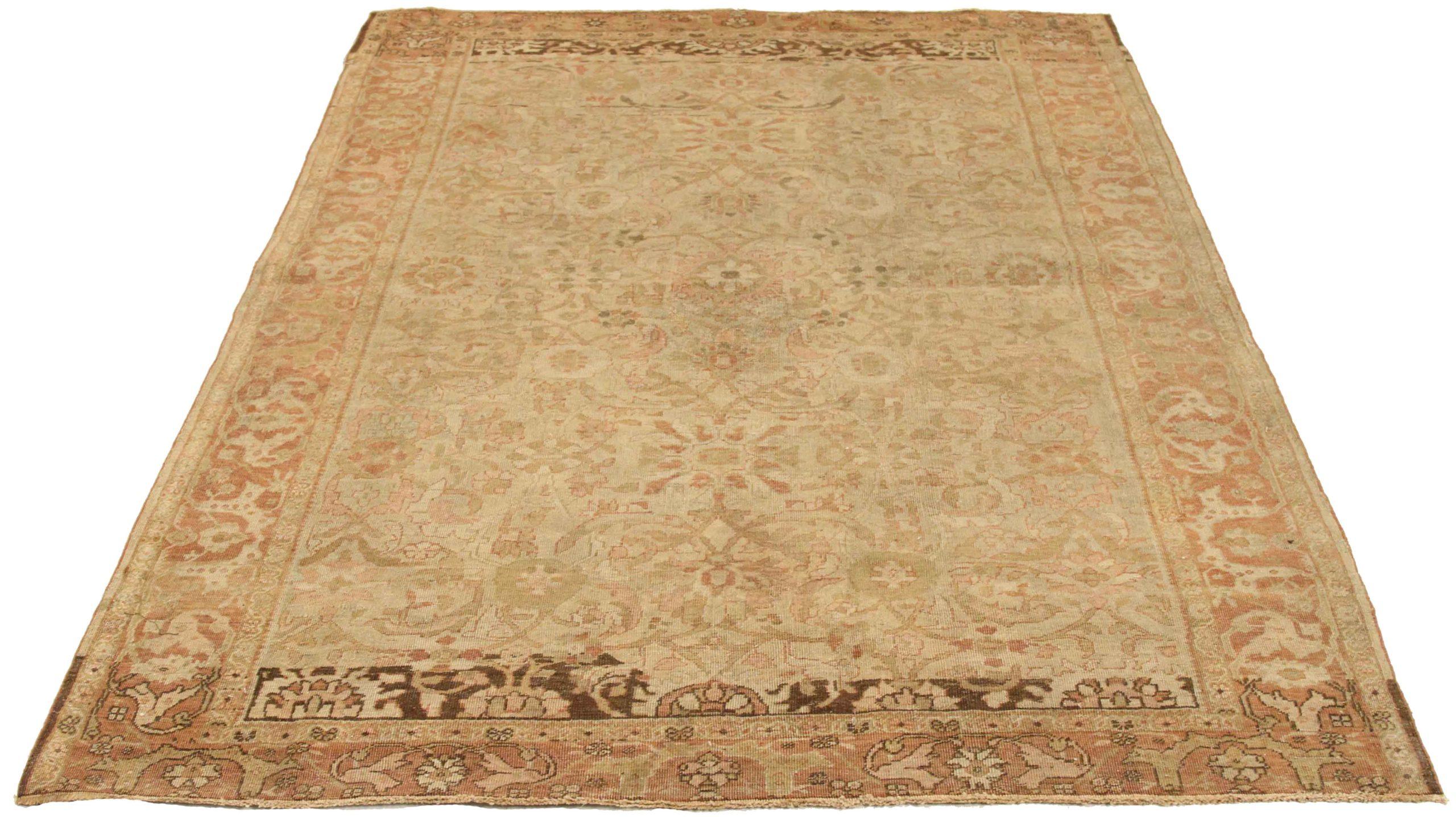 Discover the elegance of Persian Farahan featuring Small Rug in Circa 1880. Designed with Wool and BrownIvoryPinkTaupe, this exclusive design is perfect for enhancing your space.