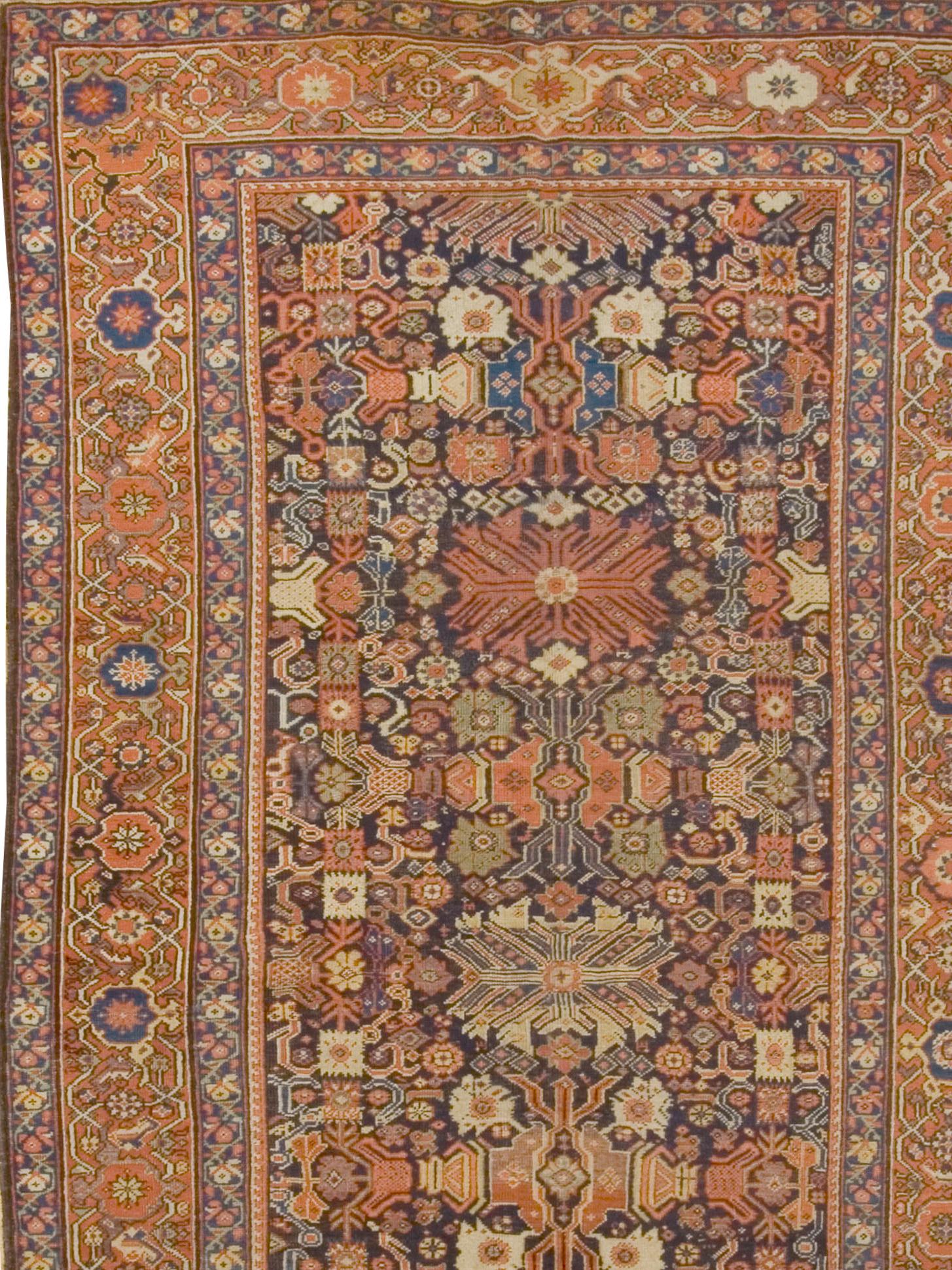 Tappeto persiano Feraghan Runner, 1880 circa 6' x 12'8 In condizioni buone in vendita a New York, NY