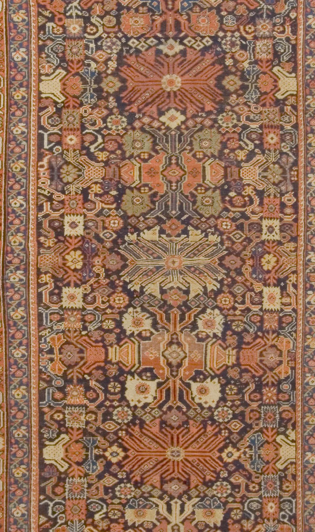 XIX secolo Tappeto persiano Feraghan Runner, 1880 circa 6' x 12'8 in vendita