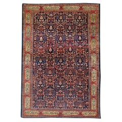 Persian Fereghan Sarouk Rug, Late 19th Century