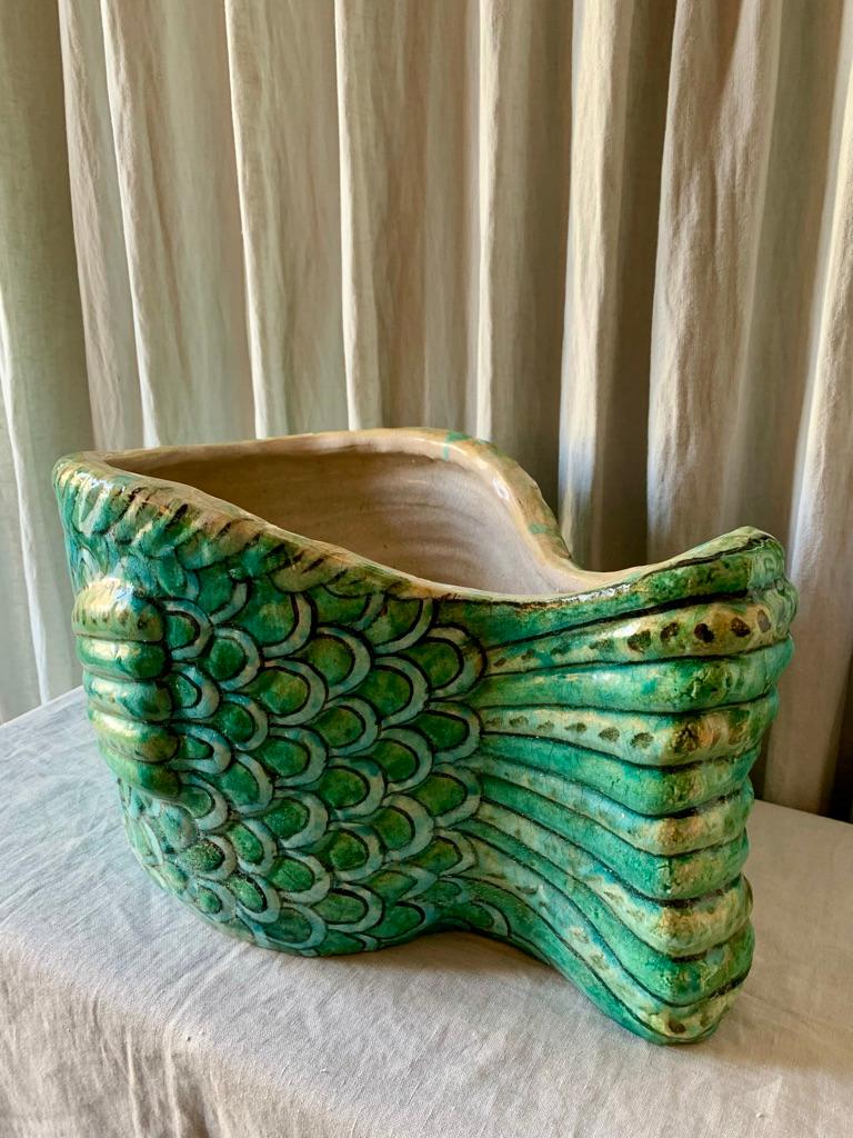 ceramic fish planter