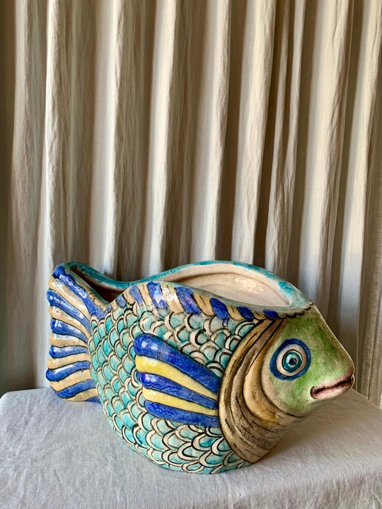 Persian Fish Planter - Jardiniere 1