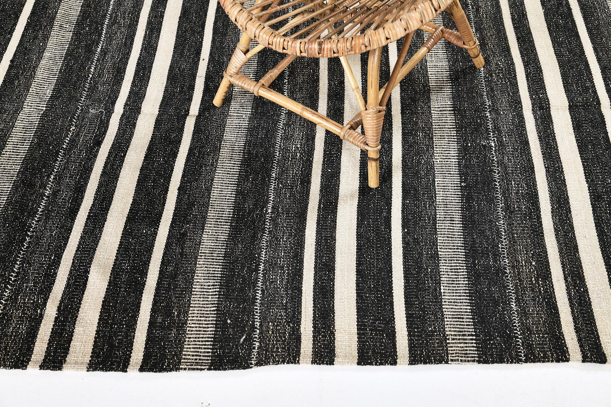 Tapis persan à tissage plat Jejim Kilim 26970 en vente 5