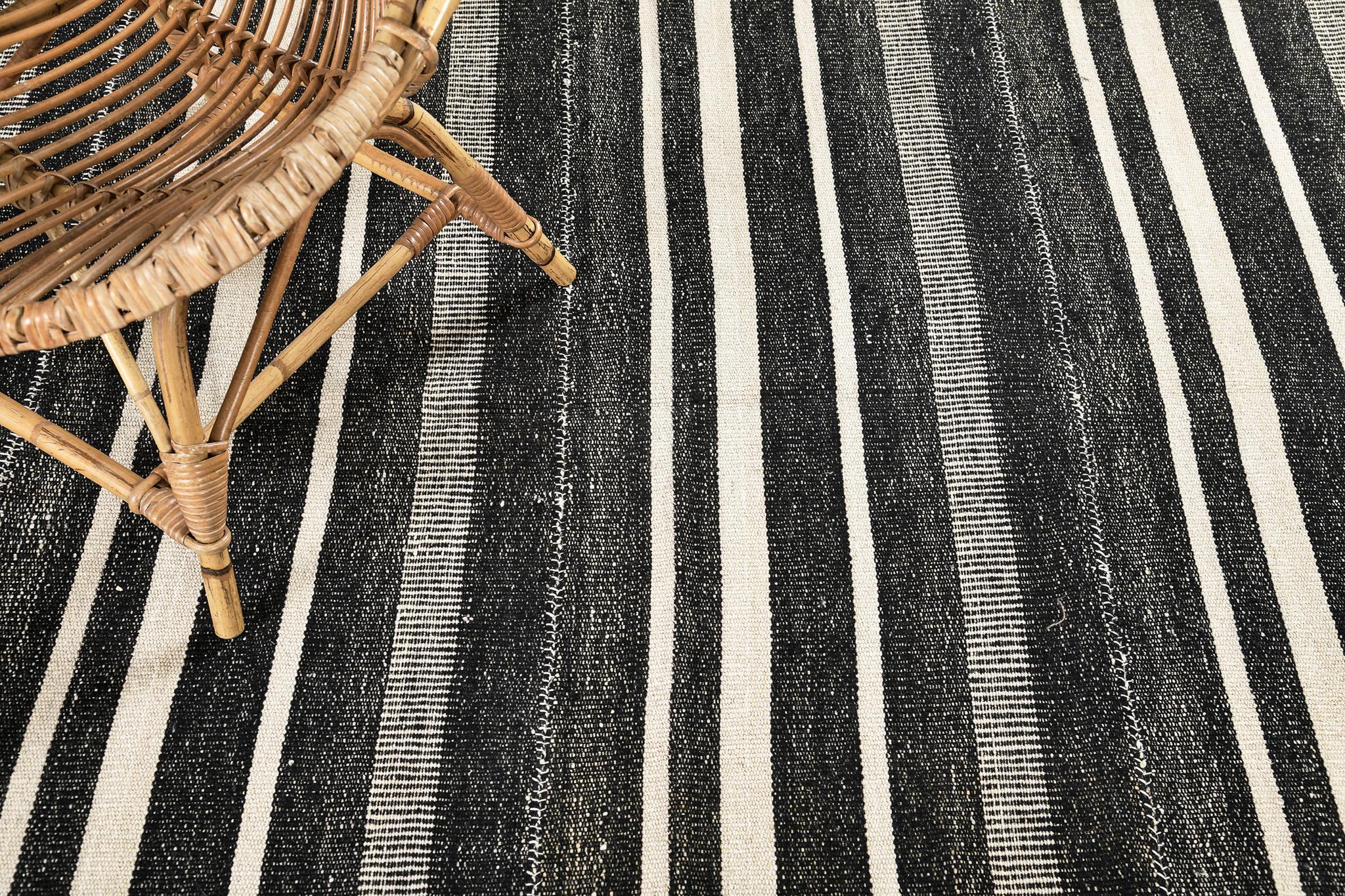 Tapis persan à tissage plat Jejim Kilim 26970 en vente 6