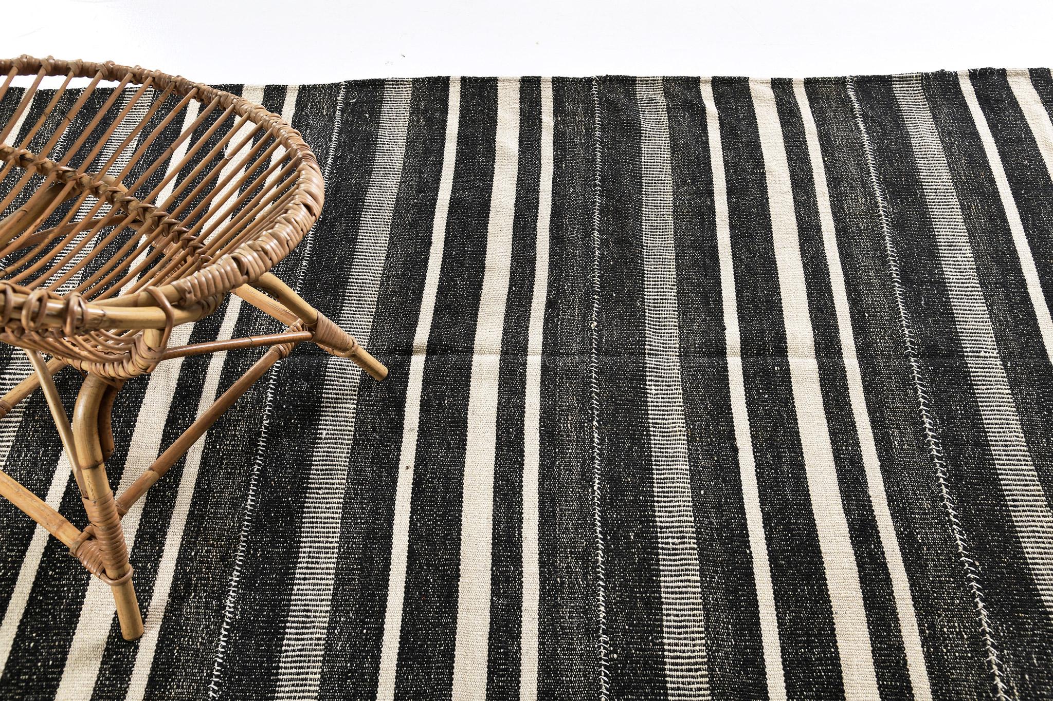 Laine Tapis persan à tissage plat Jejim Kilim 26970 en vente