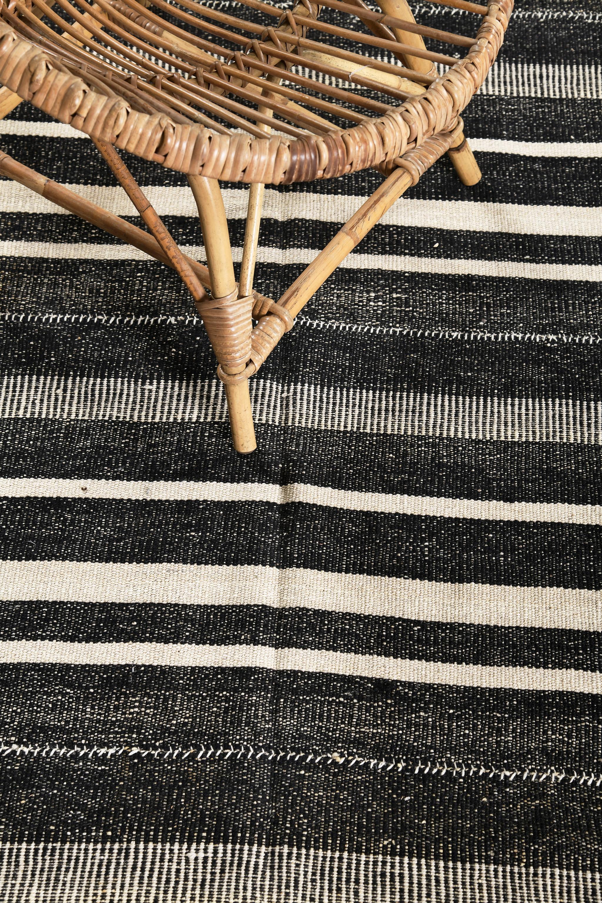 Tapis persan à tissage plat Jejim Kilim 26970 en vente 2