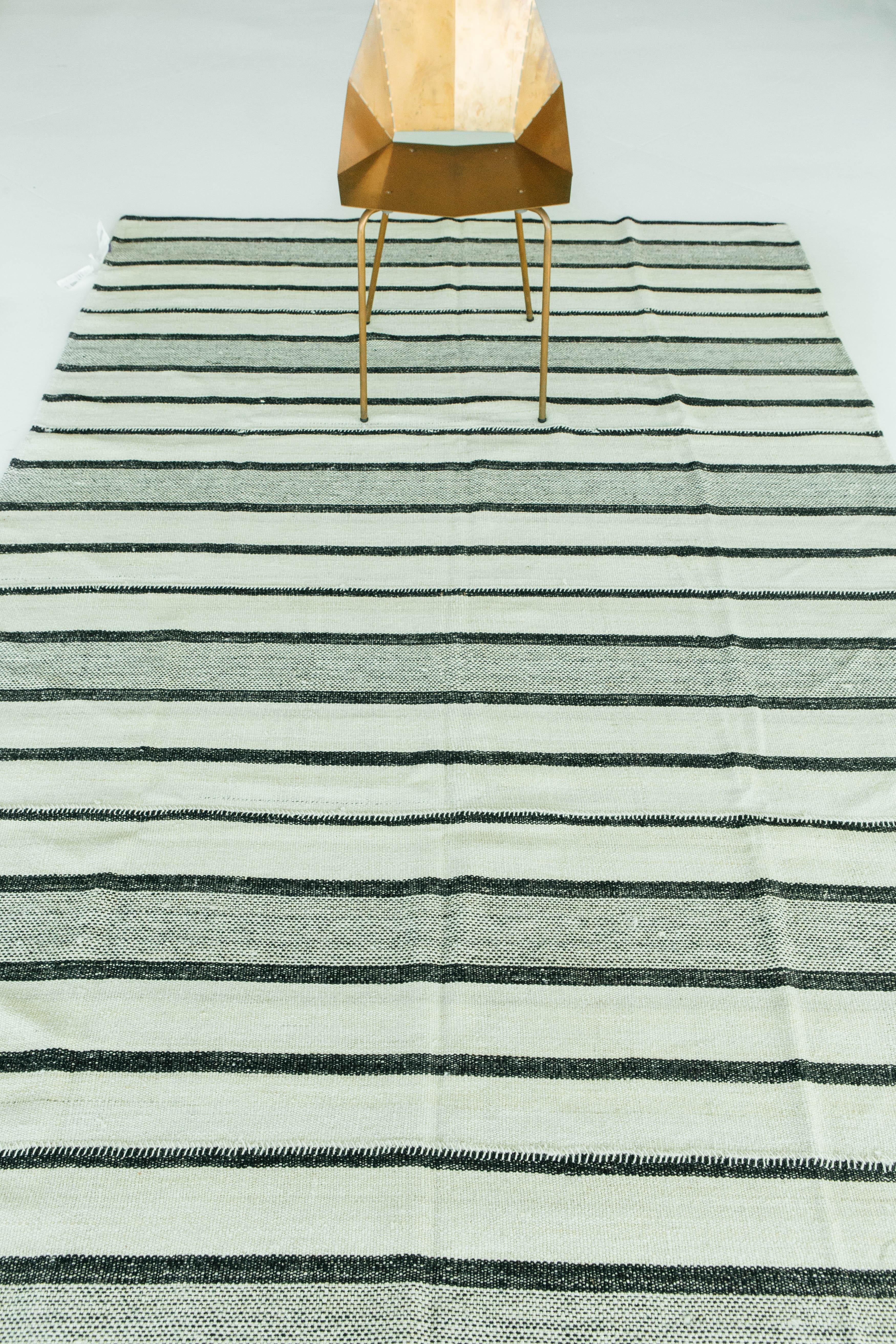 Persischer flachgewebter Jejim-Kilim im Angebot 4
