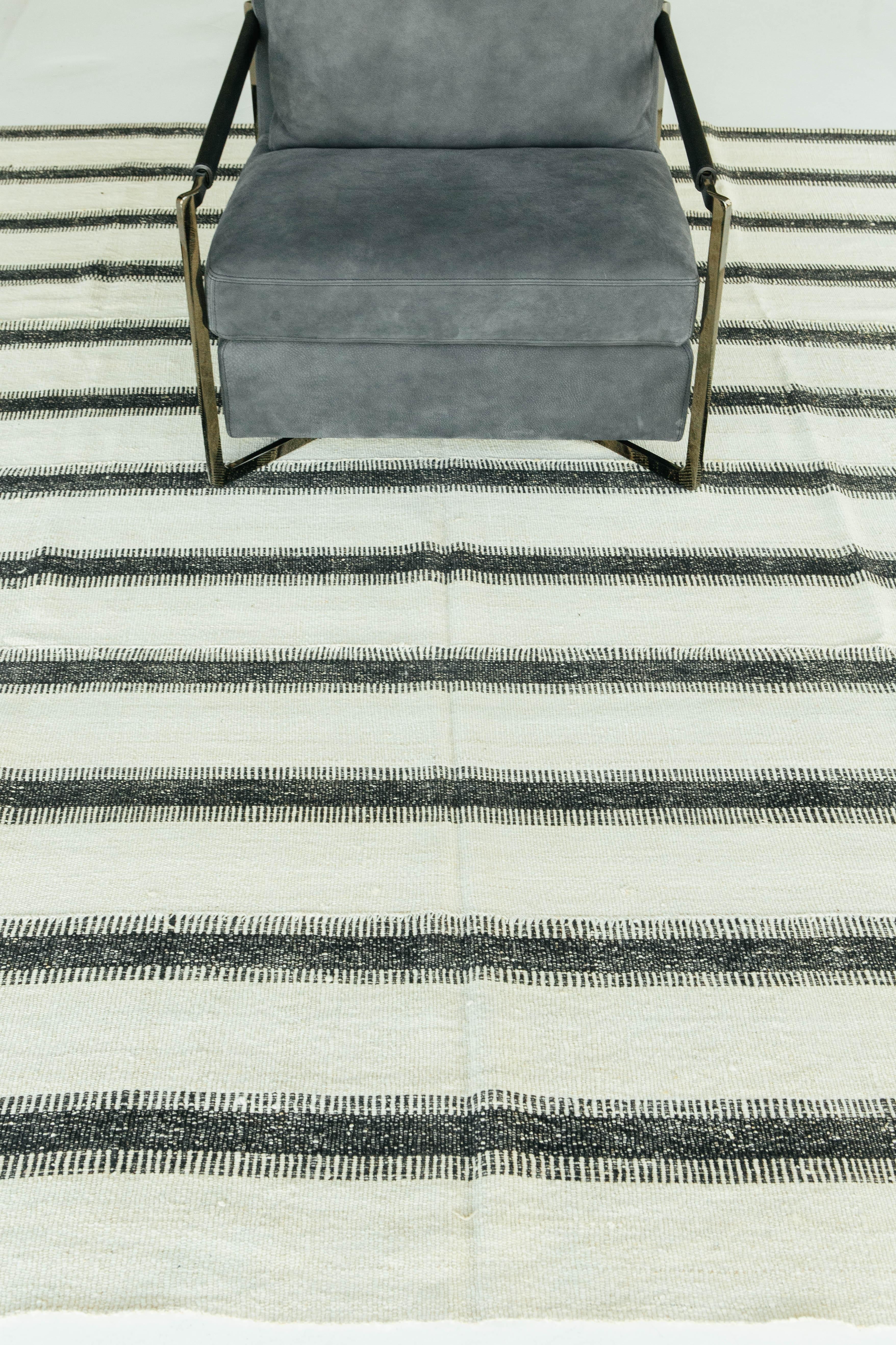 Contemporary Persian Flat Weave Jejim Kilim
