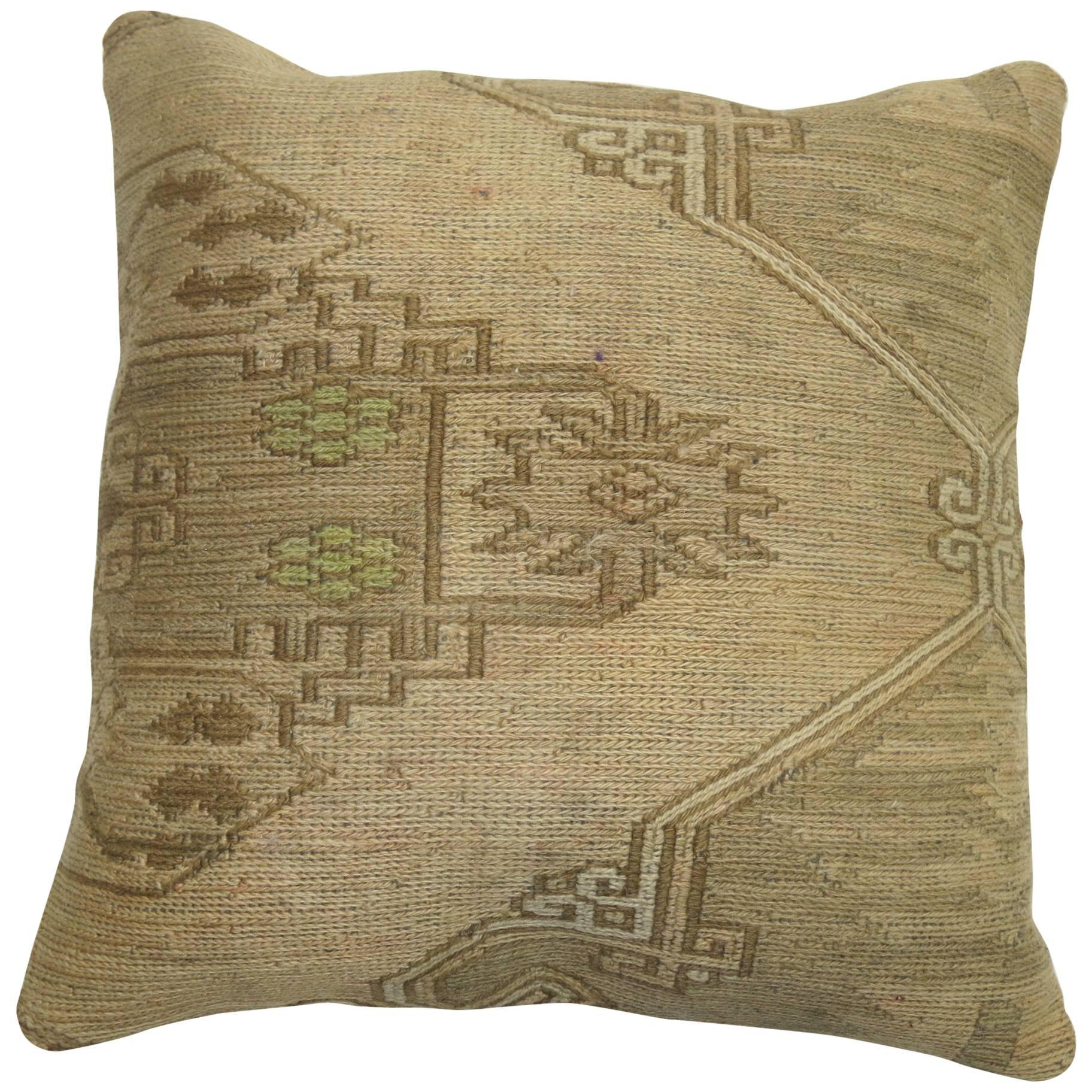 Persian Flat-Weave Rug Pillow