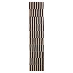 Persian Flat Weave Runner Rug Circa 1990 - 67083