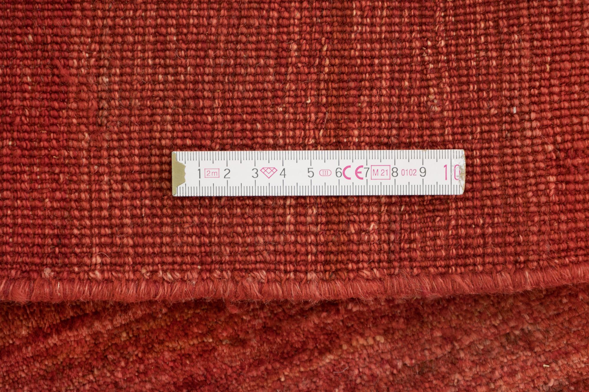 Persian Gabbeh (257cm x 216cm, red, new) For Sale 2