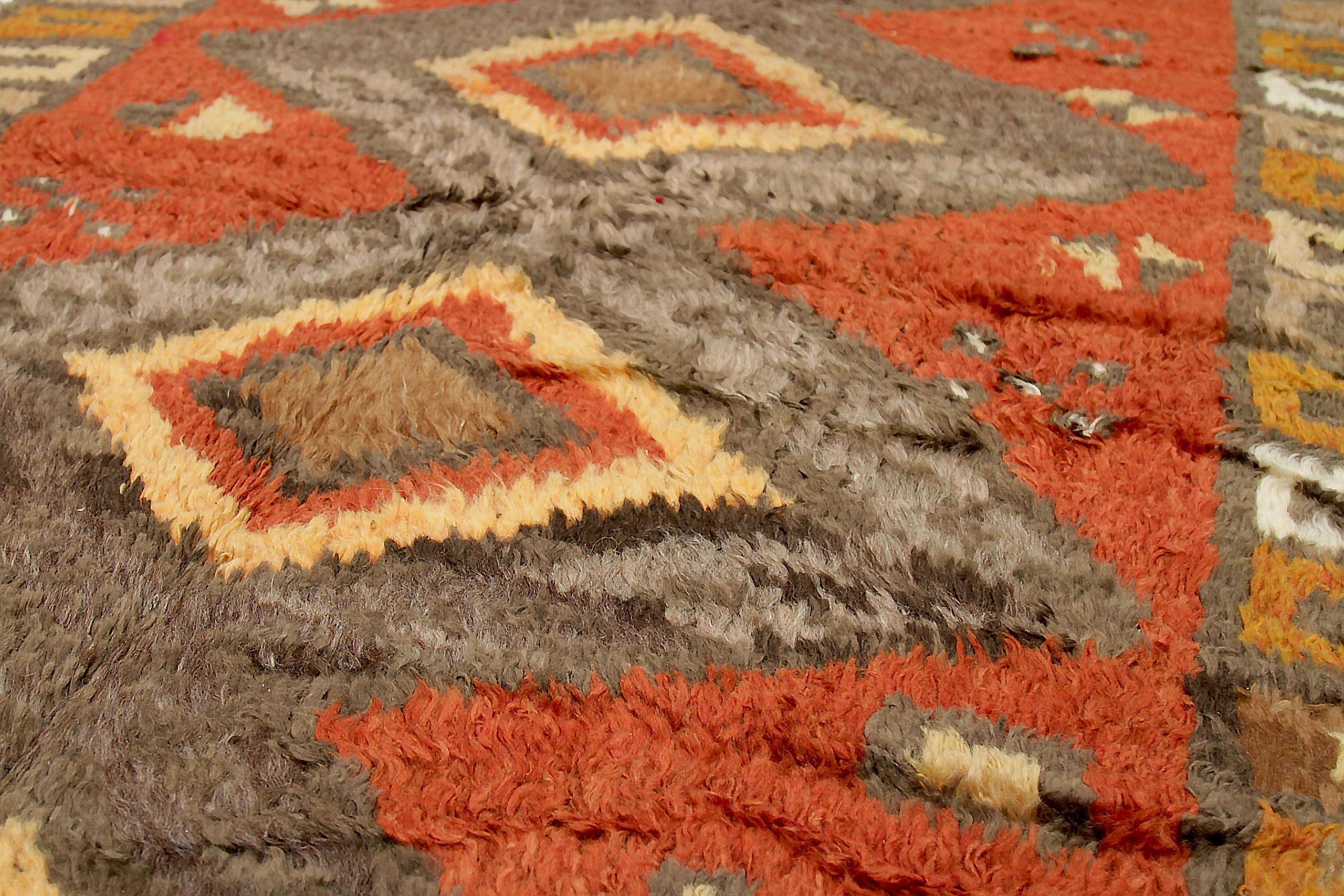 Alfombras Persas Gabbeh - Lana Marrón Naranja Rojo Amarillo - 89936 Asiático en venta
