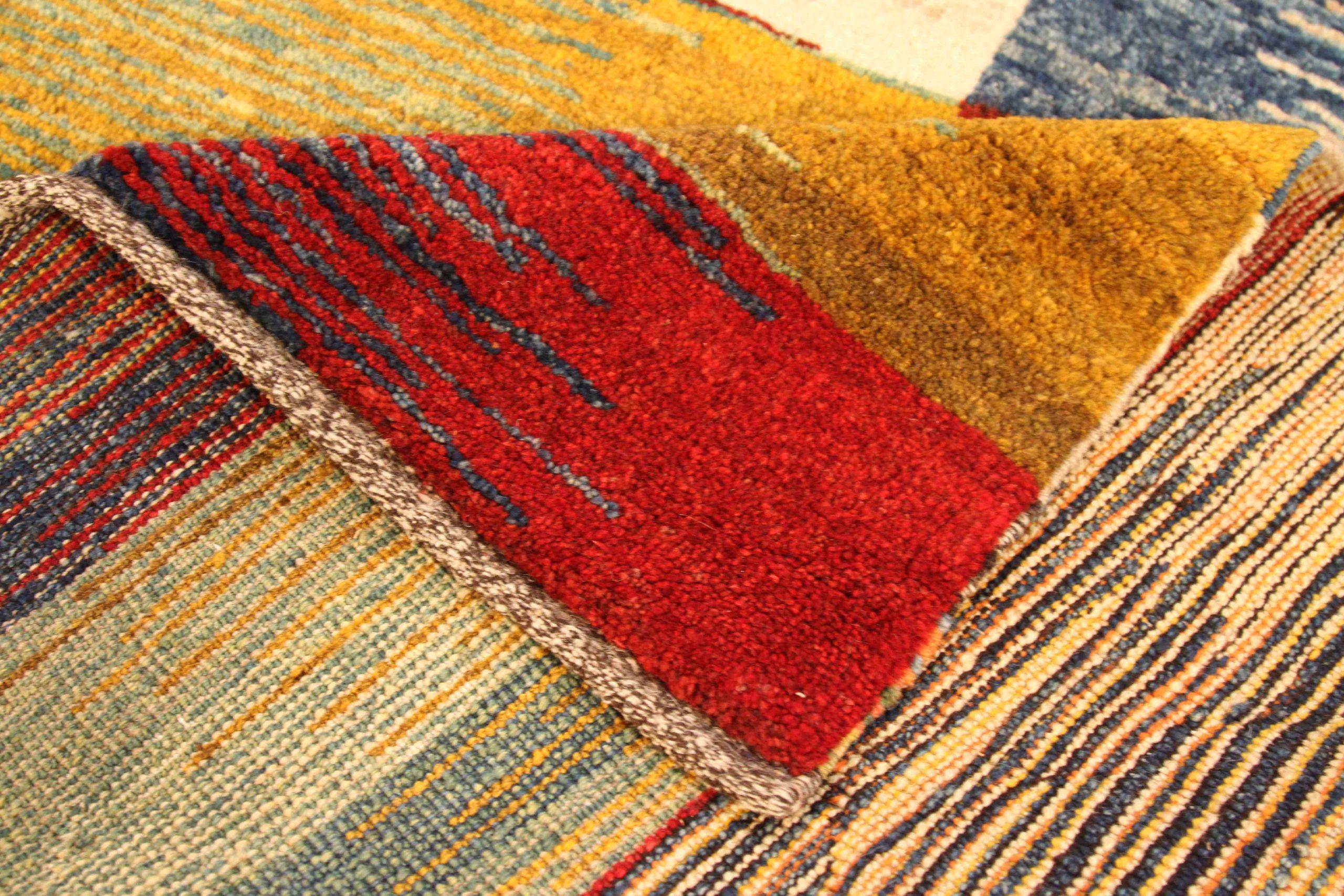 Persischer Gabbeh Circa 1990 - 70170 im Zustand „Hervorragend“ im Angebot in Dallas, TX