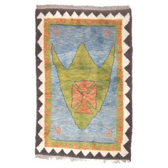Persischer Gabbeh-Teppich 4'1'' x 6'3''