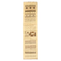 Persian Gabbeh Runner Rug - 67159