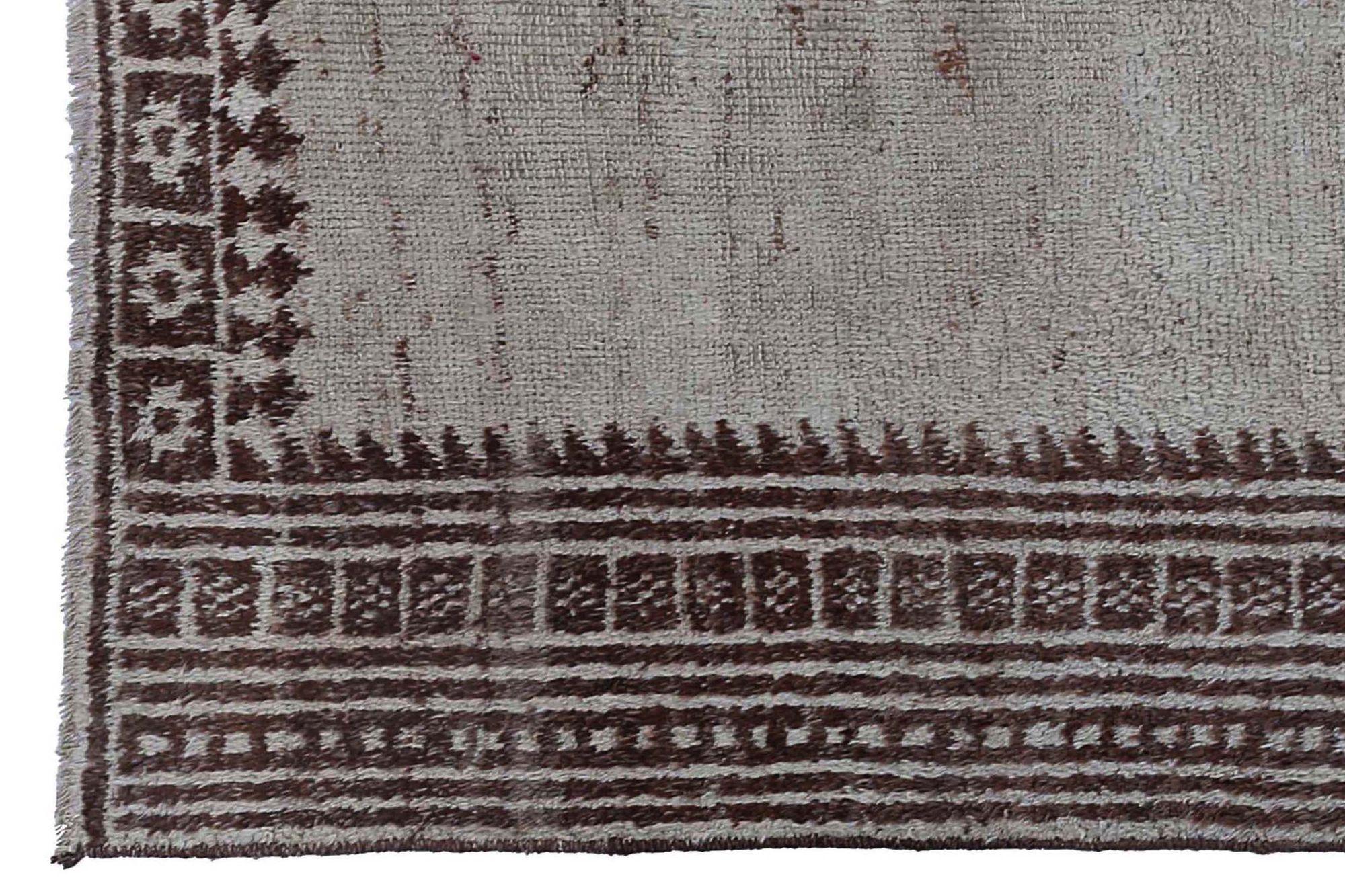 Persischer Gabbeh Small Teppich - Wolle Elfenbein Design - 97570 (Stammeskunst) im Angebot