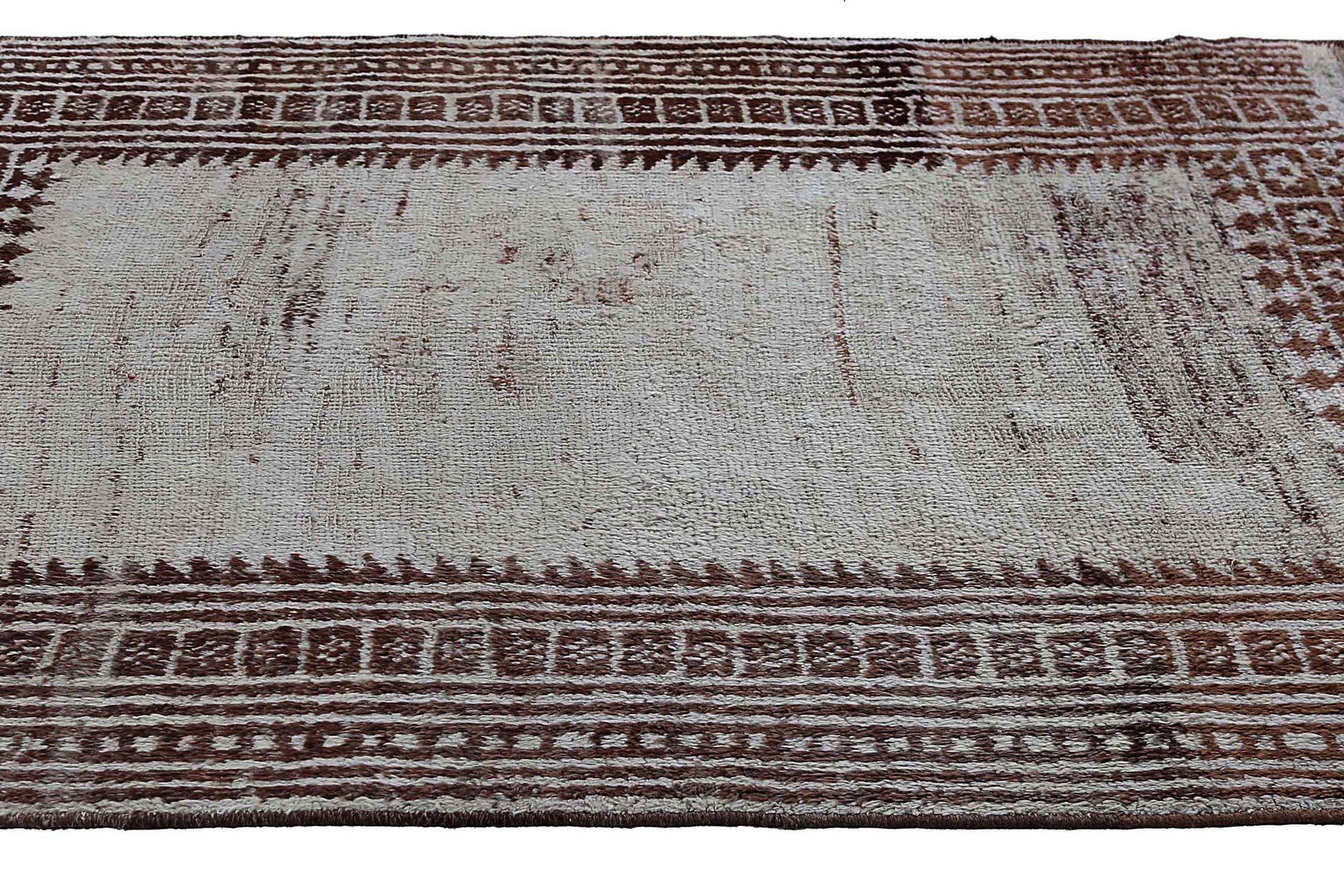 Persischer Gabbeh Small Teppich - Wolle Elfenbein Design - 97570 (Irakisch) im Angebot