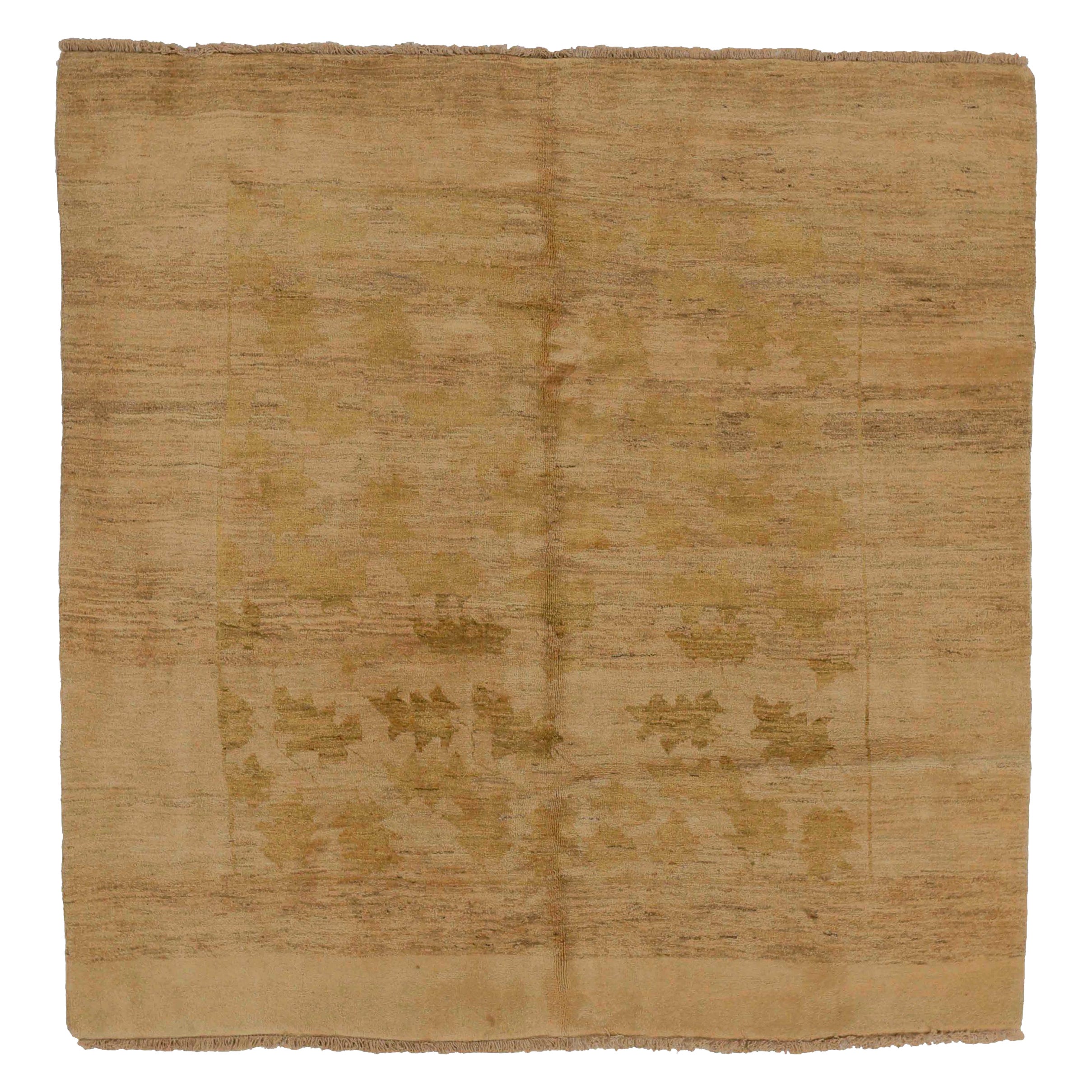 Tappeti persiani Gabbeh quadrati CIRCA 1940 - Lana Greene & Greene 72420 in vendita