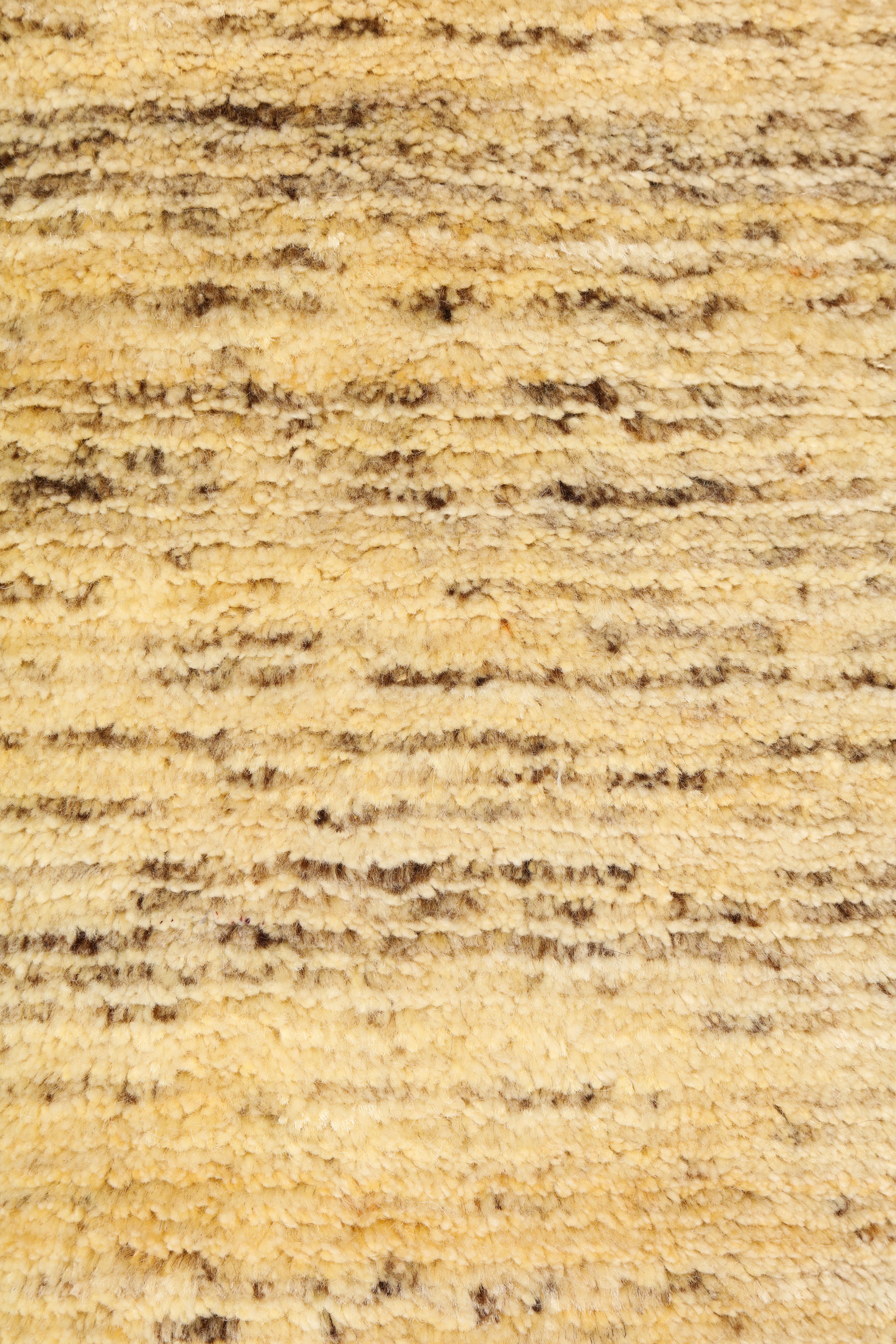 Persiano Persian Gabbehrez Wool Rug, Neutral Undyed Organic Modern Design, 2'5