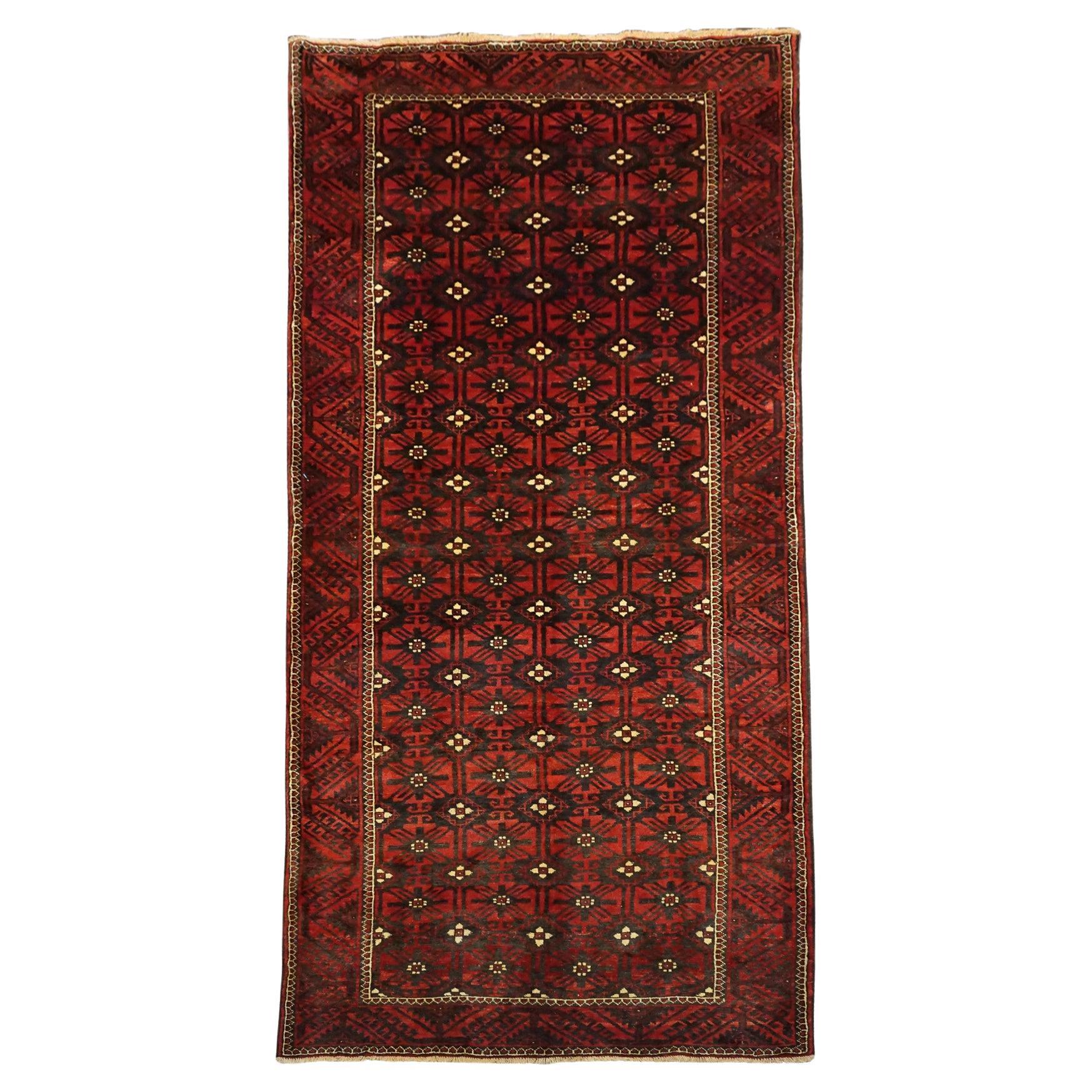 Persian Gallery Runner, circa 1940 For Sale