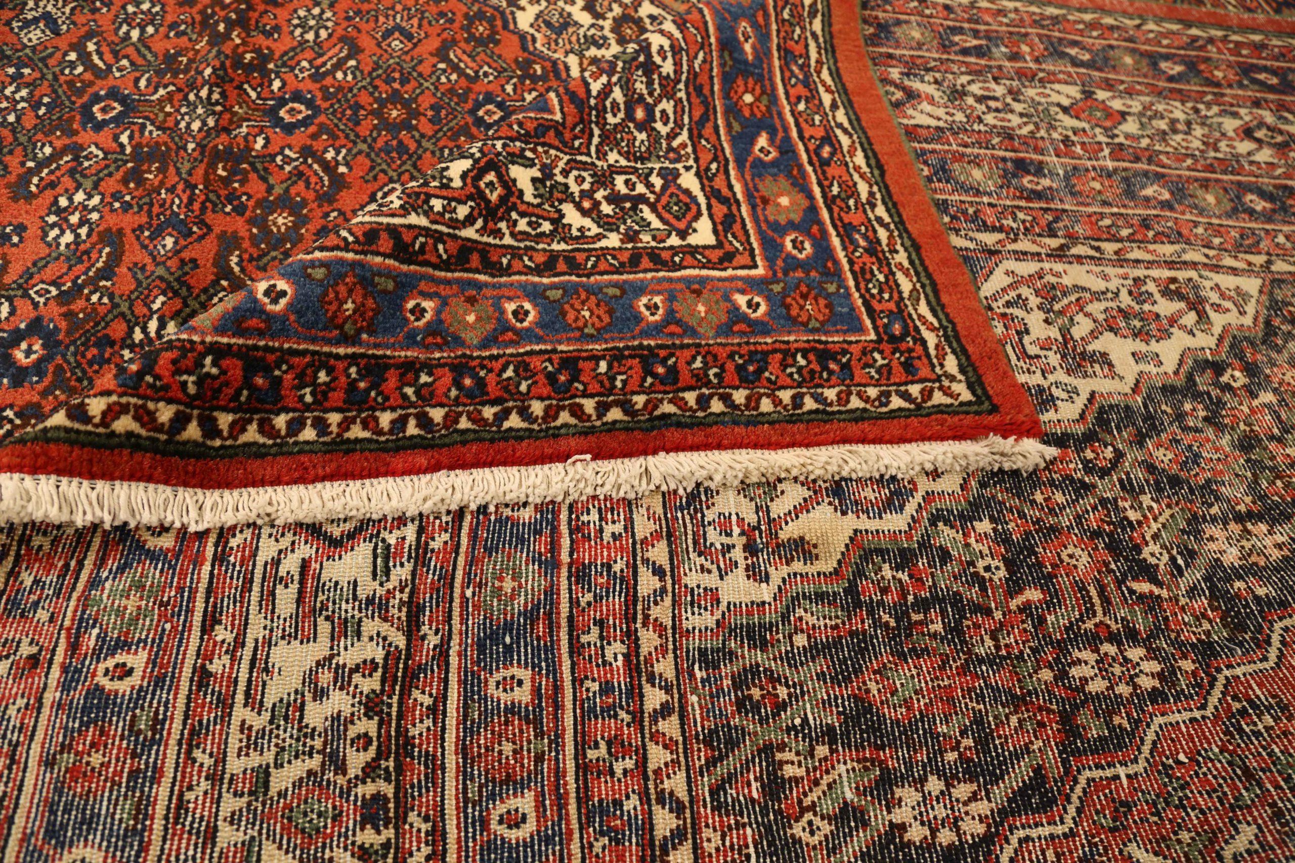 Tapis persans Hamadan - 10728 Excellent état - En vente à Dallas, TX