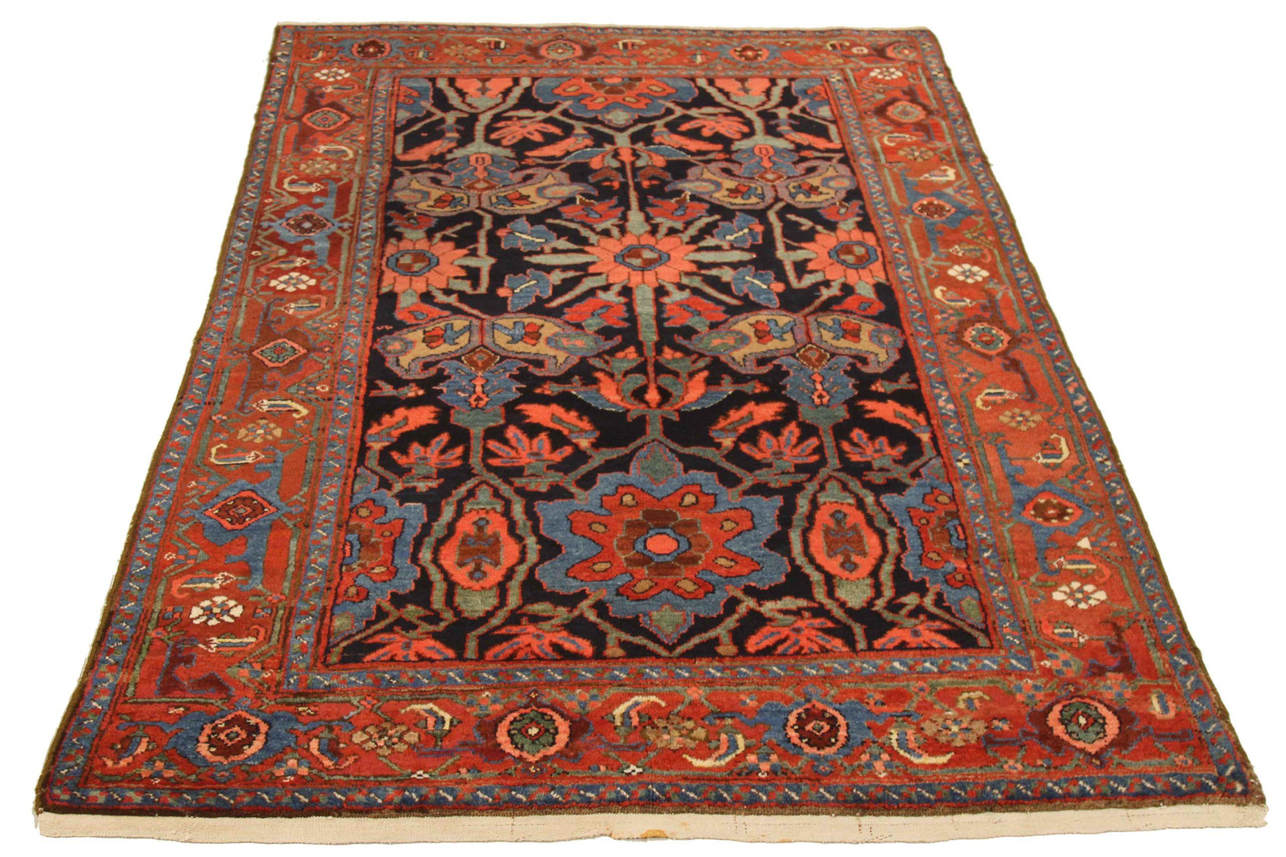 Descubre la elegancia de las alfombras persas Hamadan de Circa 1880. Diseñado con meticulosa atención al detalle, este diseño exclusivo es perfecto para realzar tu espacio.