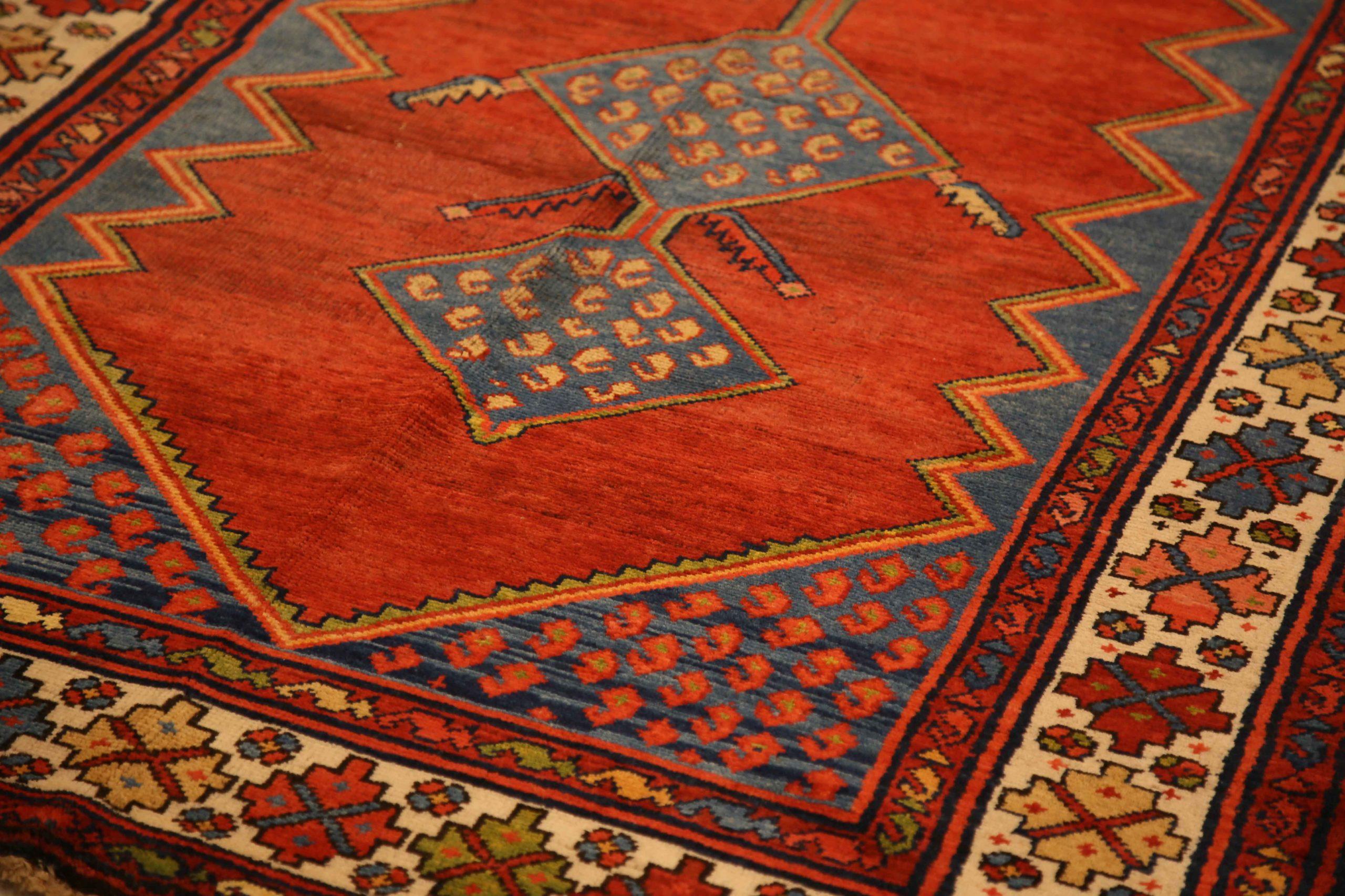 Asian Persian Hamadan Area Rugs - 11153 For Sale
