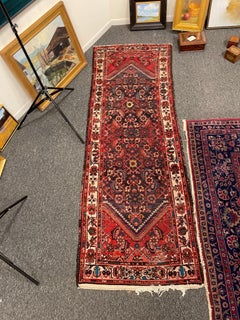 Persian Hamadan Design Runner, Wool, Antique, Iran, Early 20th Century