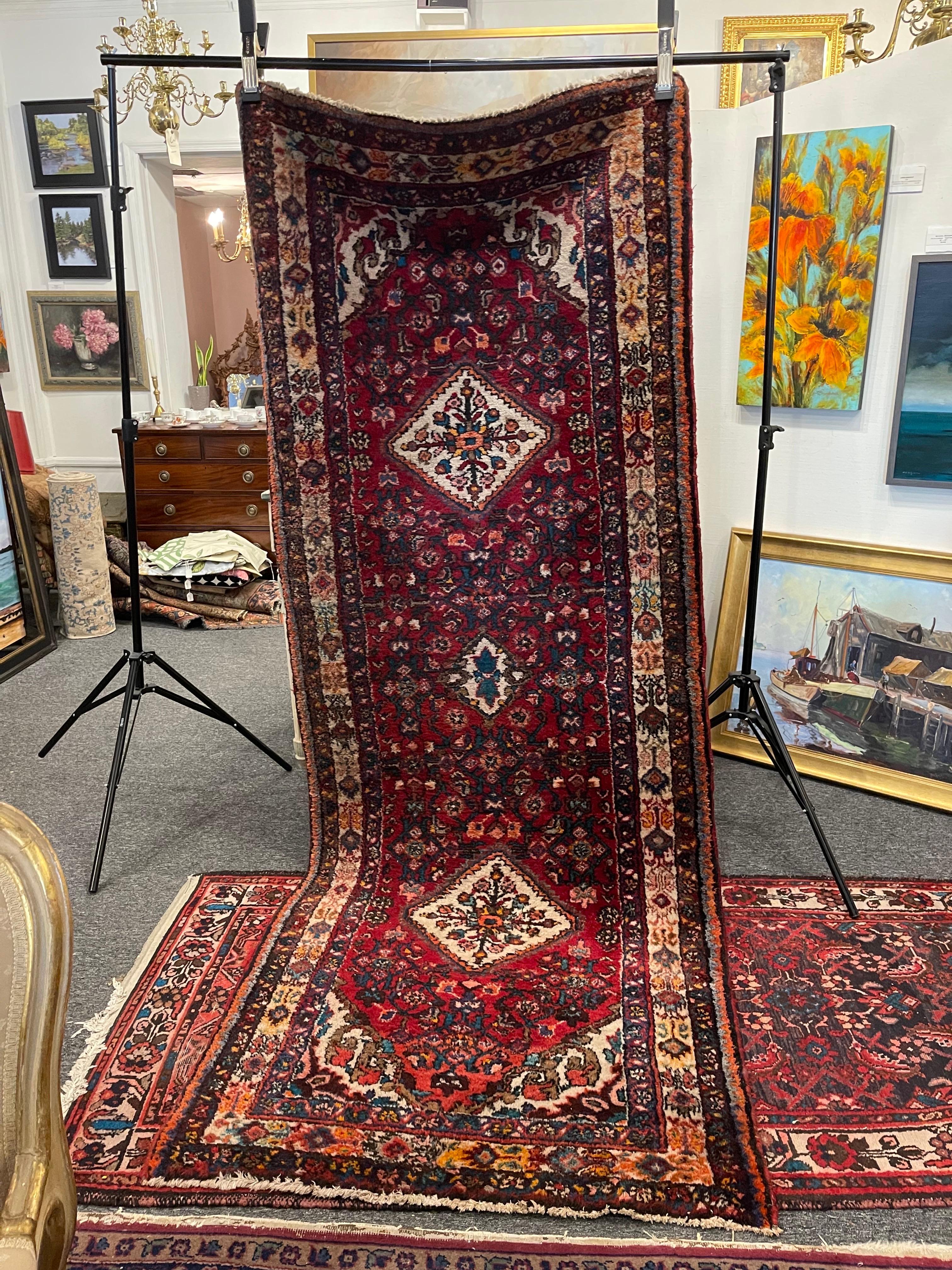 Tapis de couloir persan Hamadan, début du 20e siècle en vente 1